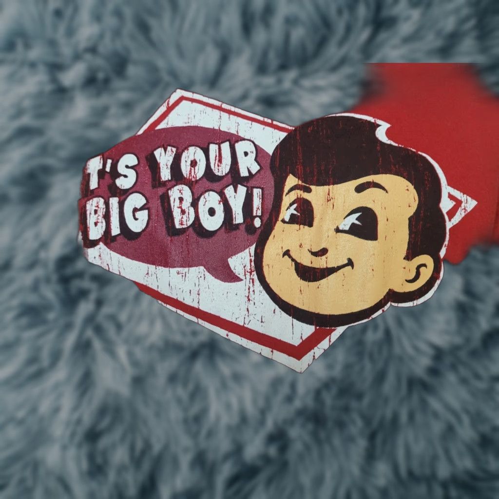 Etro VINTAGE Canvas T-Shirt Large Red Retro Big Boy Restaurants It's Your Boy Mens Shirt Size US L / EU 52-54 / 3 - 1 Thumbnail