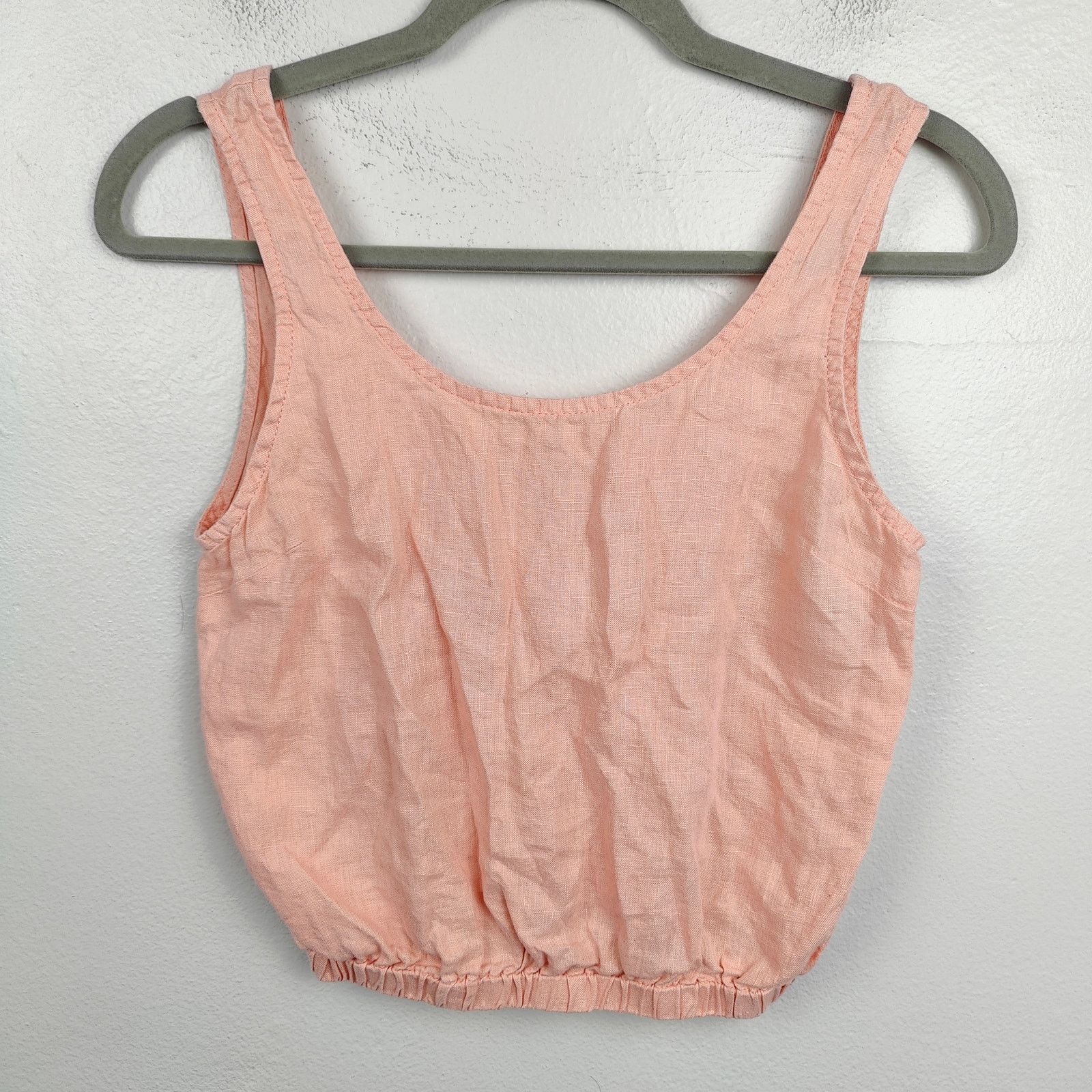 Other Luzige Linen Tank Top Womens XS Peach Pink Made in Indonesia Size XS / US 0-2 / IT 36-38 - 1 Thumbnail