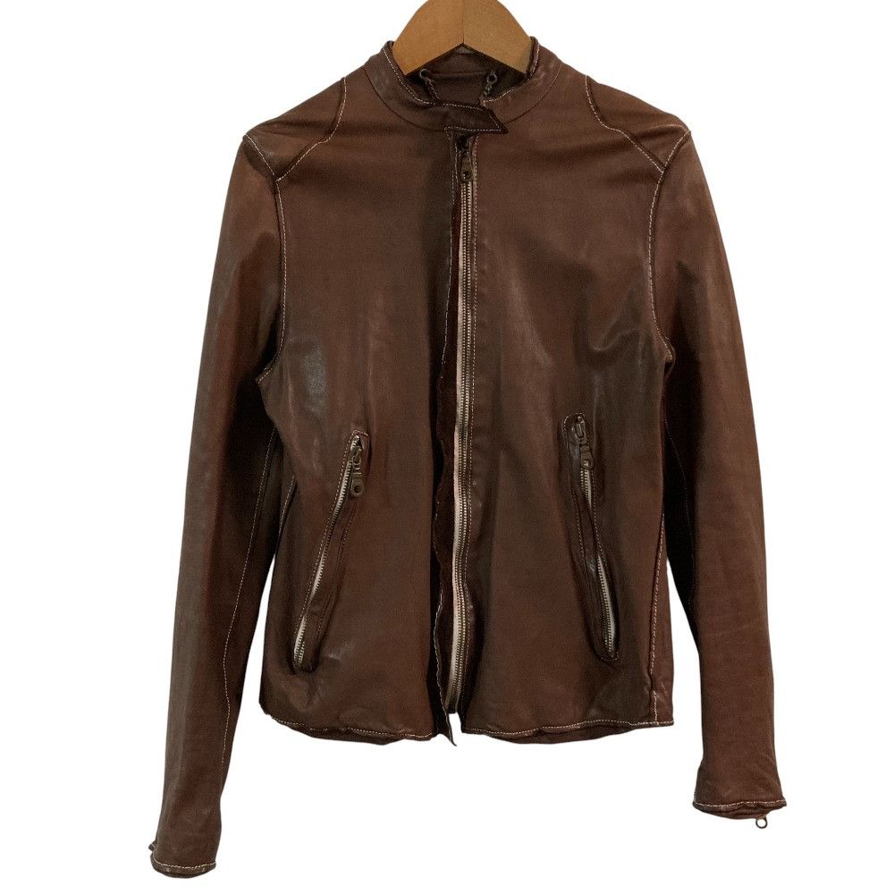 Other Sisii Leather Single Riders Jacket Leather Outerwear DUTY FREE for USA