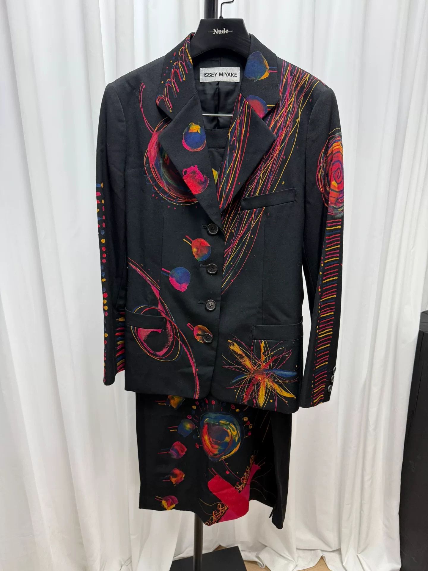 Issey Miyake Issey Miyake 1997AW Starry Sky Wool Suit Size M / US 6-8 / IT 42-44 - 1 Thumbnail