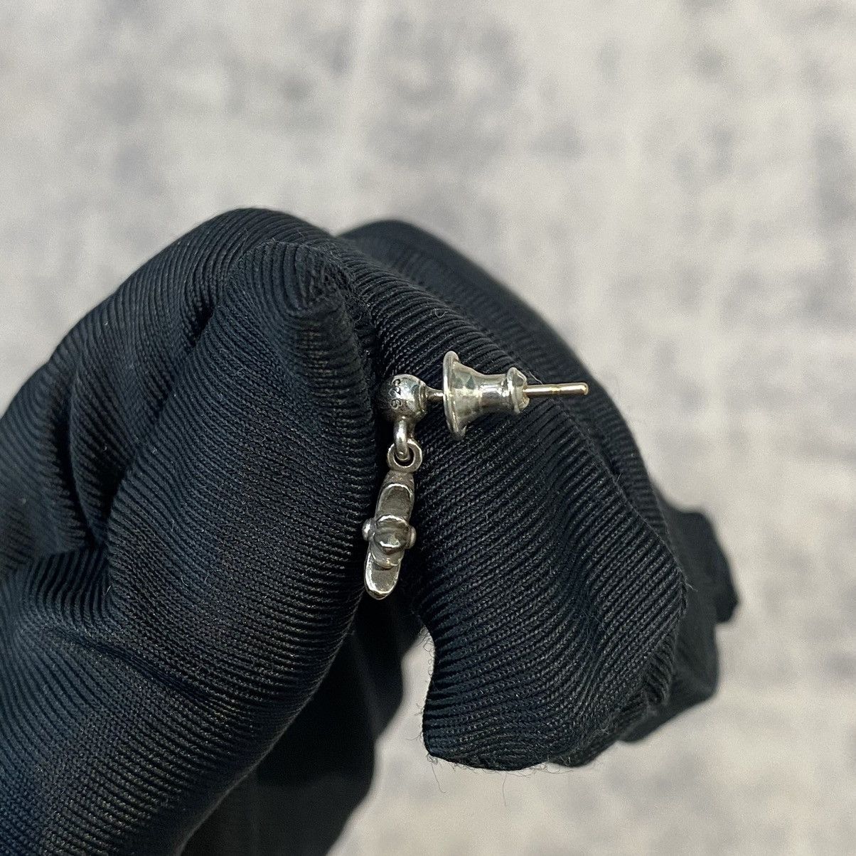 Chrome Hearts Chrome Hearts Tiny E silver diamond earring Size ONE SIZE - 4 Thumbnail