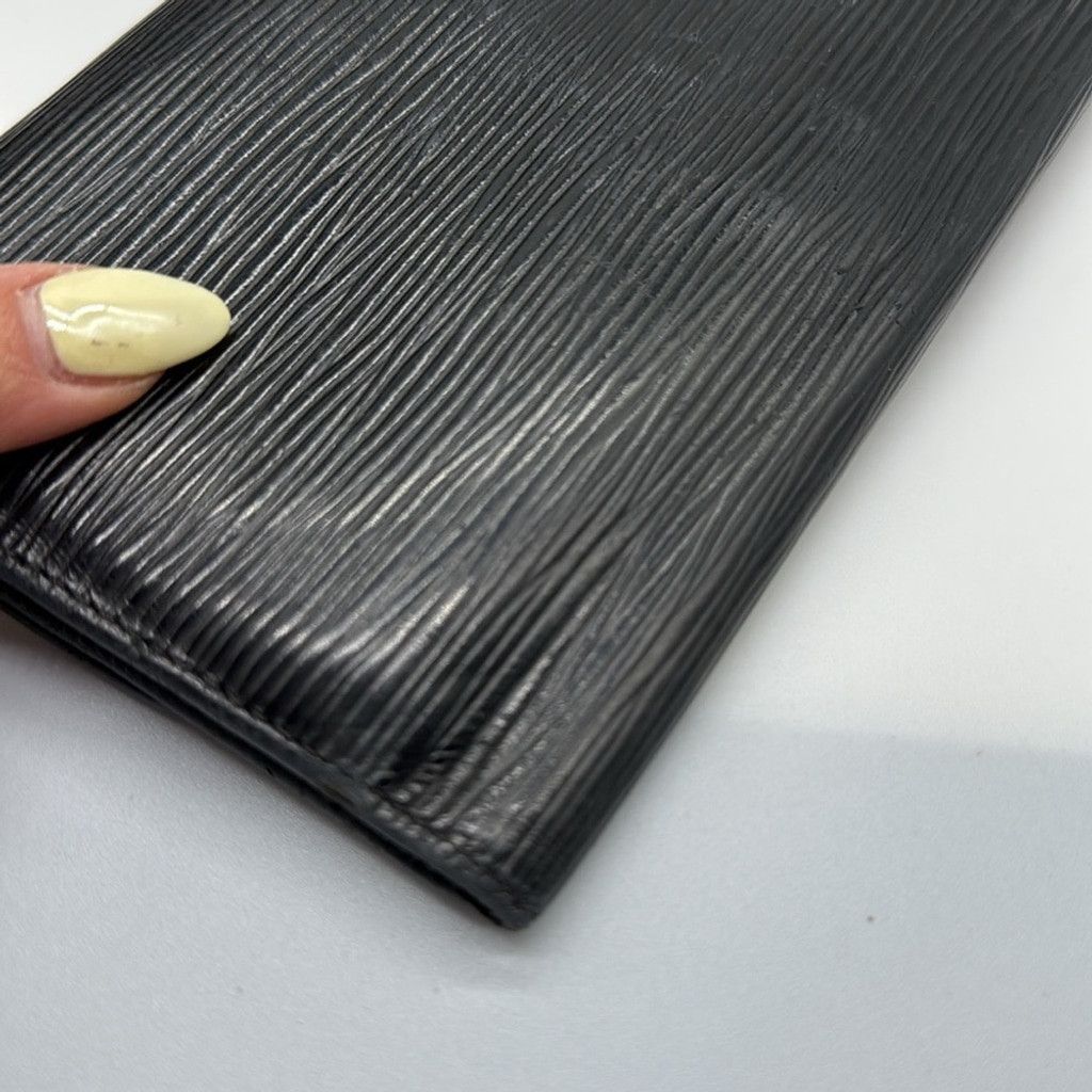 Louis Vuitton Louis Vuitton Epi Porte Tresor International Wallet Black Size ONE SIZE - 7 Thumbnail