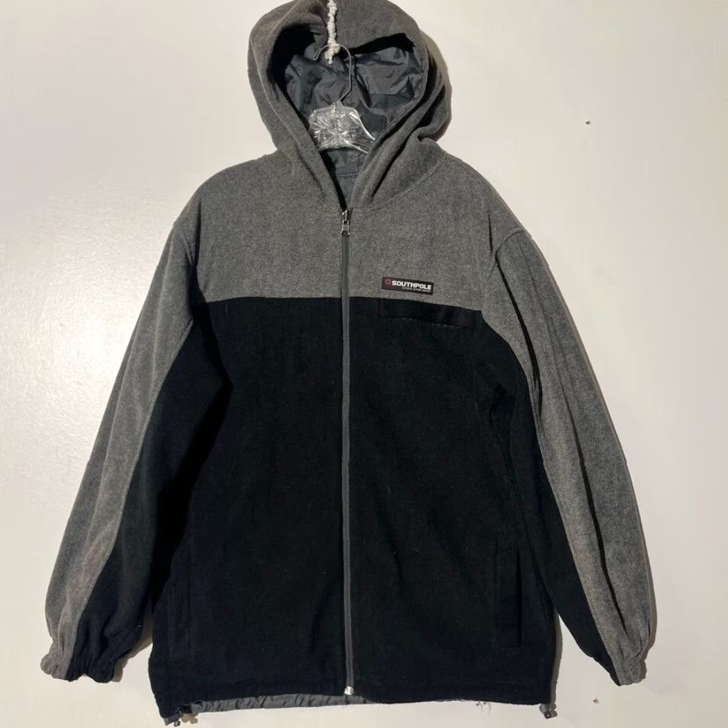 Southpole VINTAGE South Pole Reversible Bomber Gray Coat Jacket XL Men’s Size XL Mens Gray Bomber Reversible South Pole 90s Size US XL / EU 56 / 4 - 6 Thumbnail