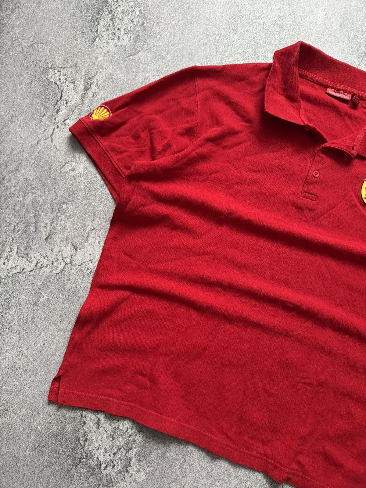 Ferrari × Vintage Ferrari XL Red polo tee T-shirt tank racing Size US XL / EU 56 / 4 - 5 Thumbnail