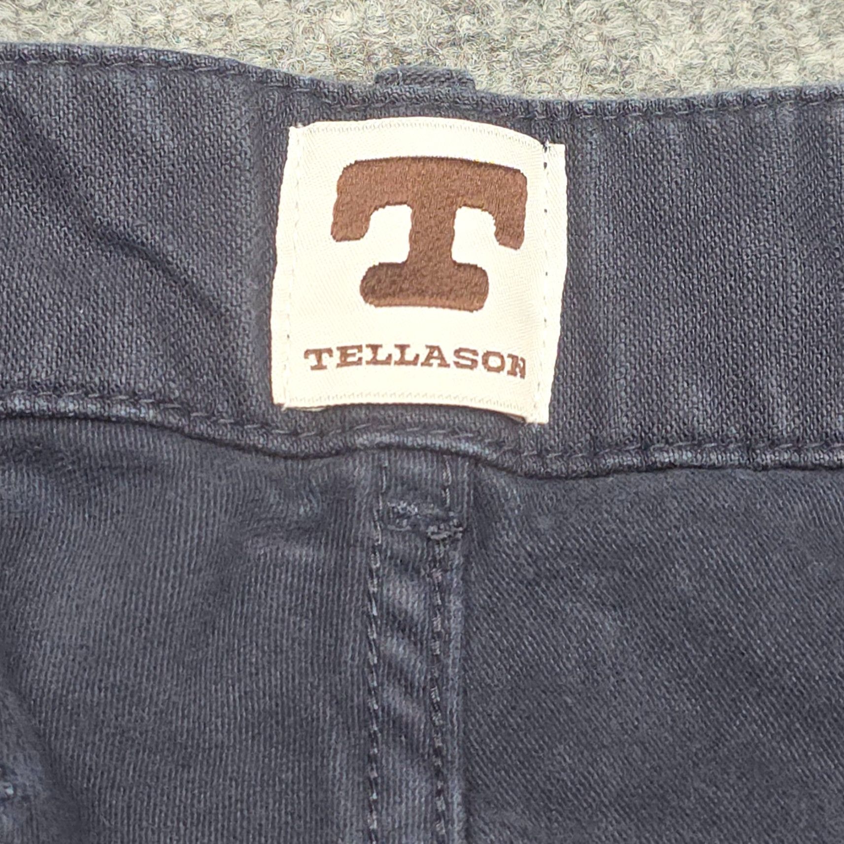 Tellason Tellason Fatigue Pant Utility Navy Blue 100% Cotton Italy Mens Pants 29x30 Straight Front Pockets Workwear Casual Size US 29 - 4 Thumbnail