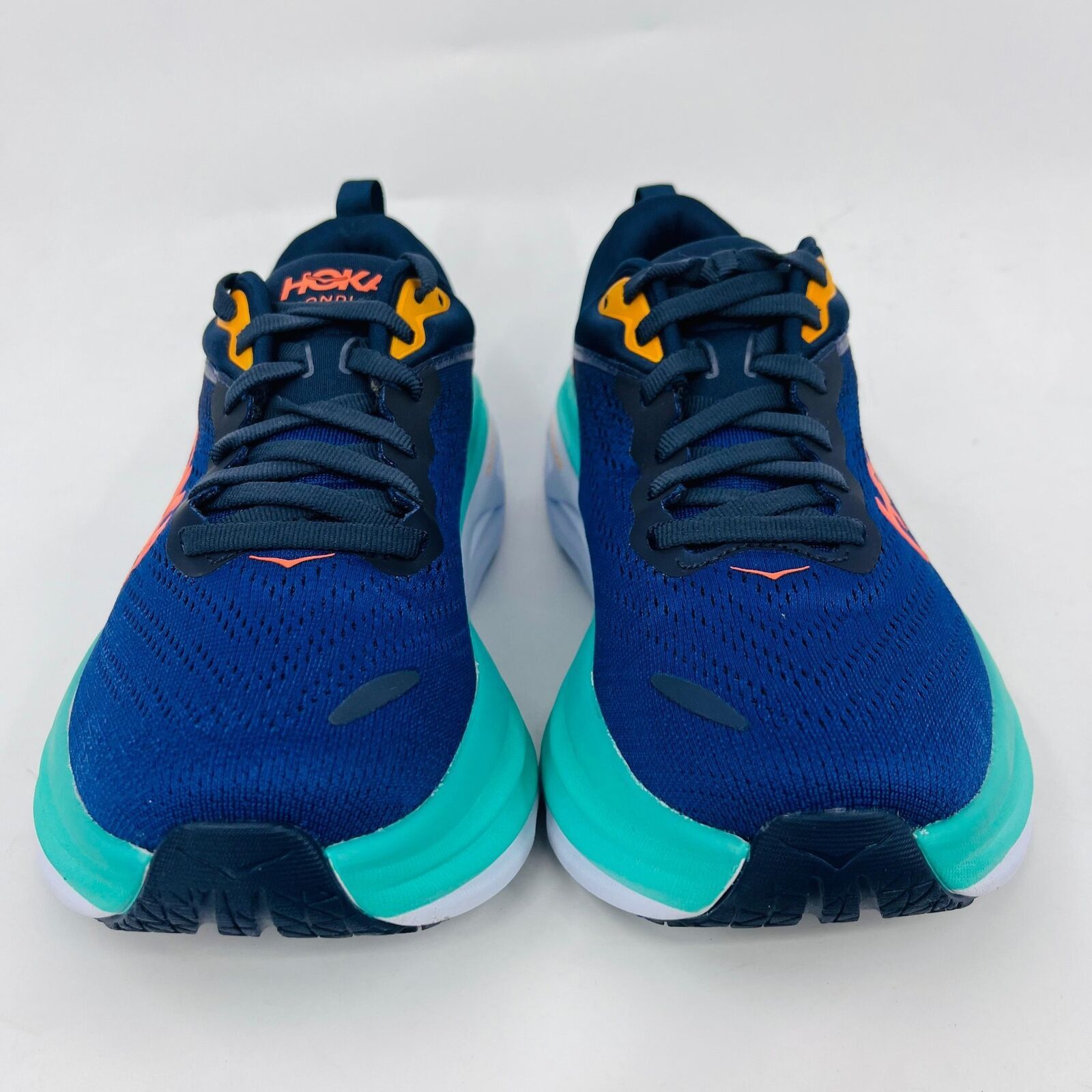 Hoka HOKA WOMENS BONDI 8 NAVY/TURQUOISE RUNNING SHOES SIZE 6.5B Size US 6.5 / IT 36.5 - 2 Thumbnail