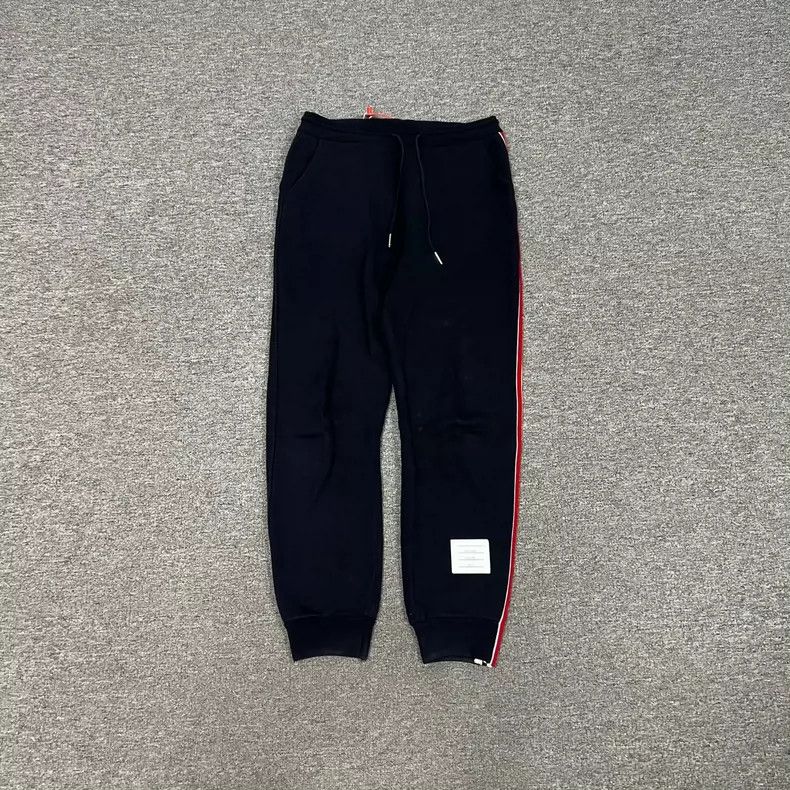 Thom Browne Thom Browne Side Stripe Sweatpants - dmc Size US 28 / EU 44 - 1 Thumbnail
