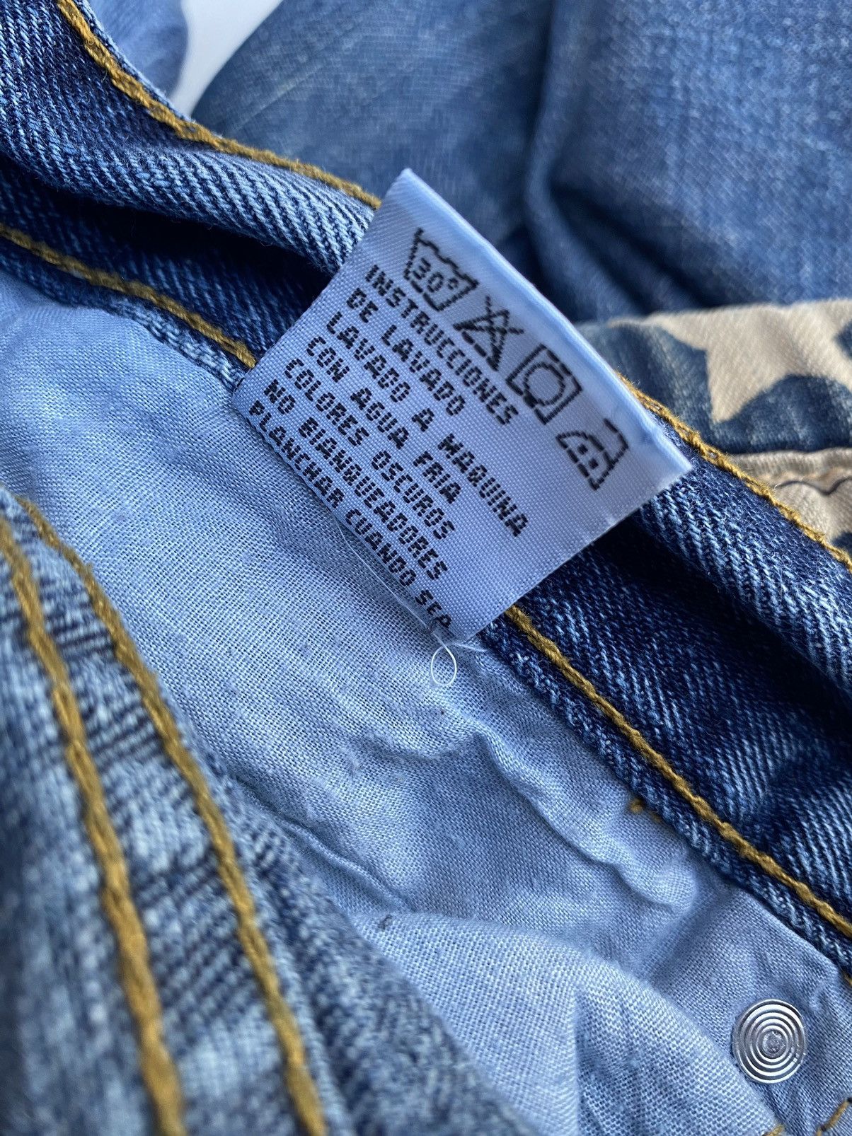 True Religion × Vintage Vintage Cruise & Jeans Embroided Baggy Blue Jeans Size US 34 / EU 50 - 11 Thumbnail