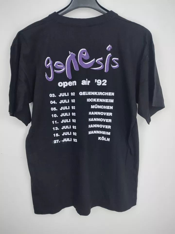 Vintage Vintage 1992 Genesis Open Air European Tour t shirt Size L Size US L / EU 52-54 / 3 - 3 Thumbnail