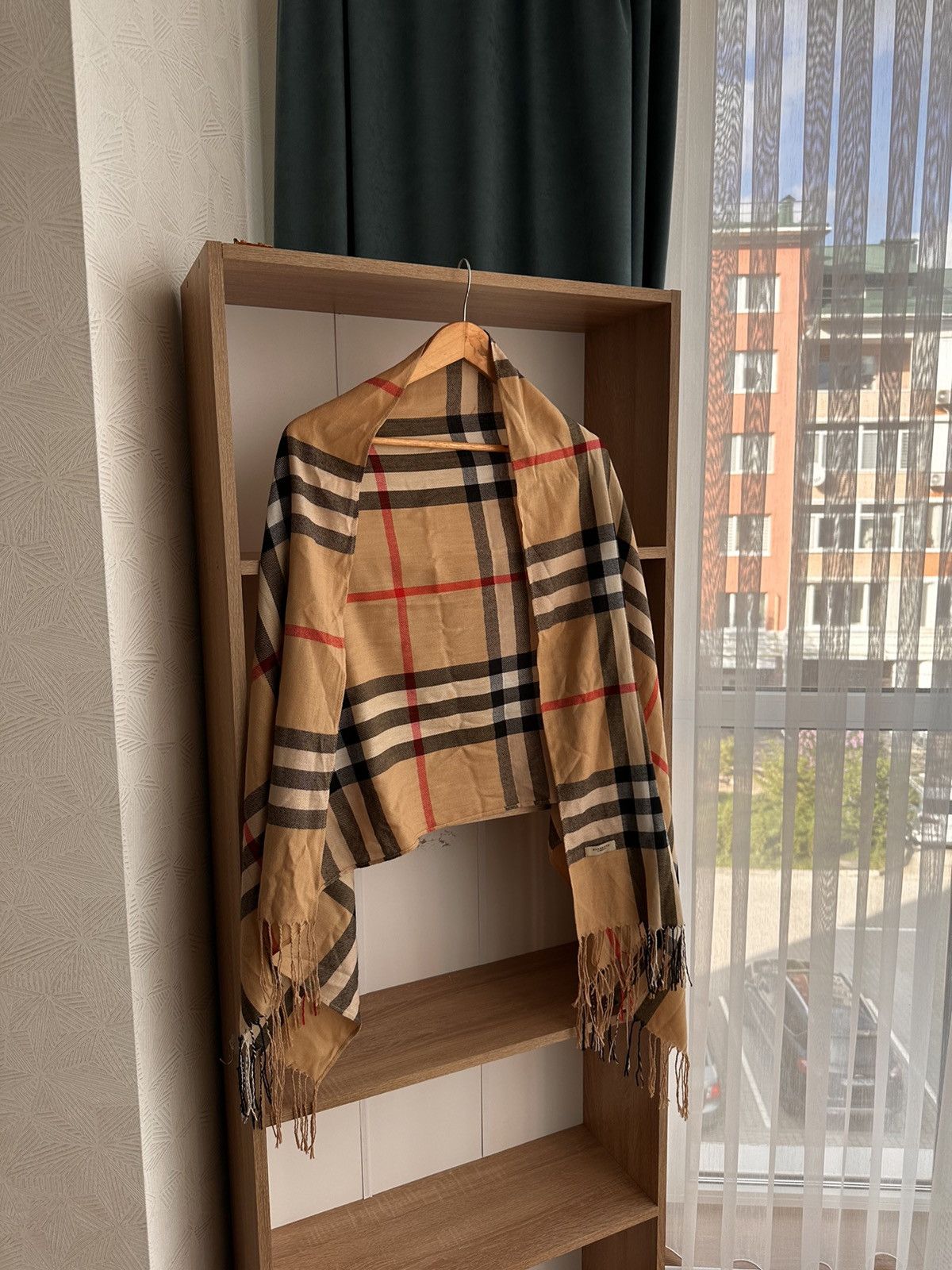 Burberry beetroot scarf clearance