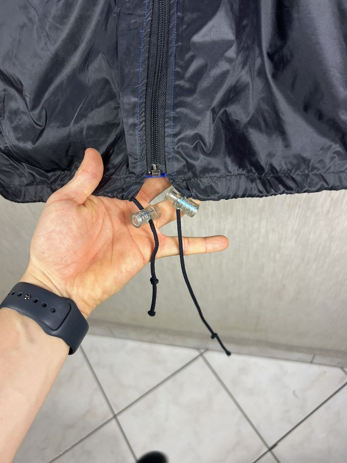 Adidas Vintage 80s Adidas nylon windbreaker jacket water sports Size US M / EU 48-50 / 2 - 14 Thumbnail