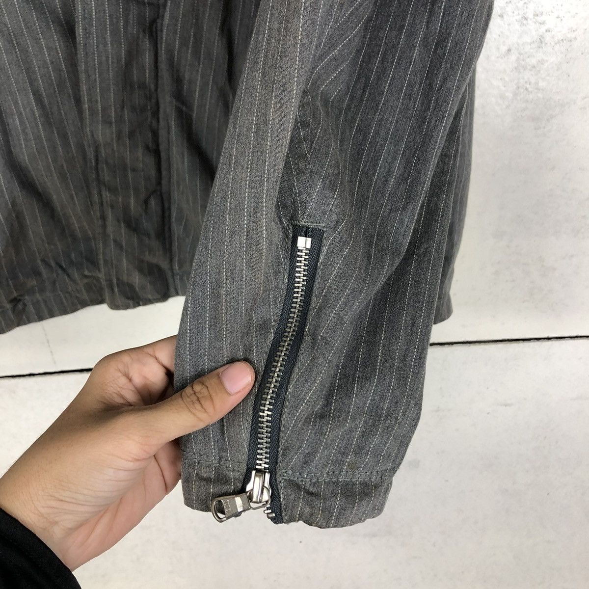 Japanese Brand VINTAGE HICKORY CHORE JACKET SHIPS JAPAN CARGO MULTI POCKET Size US L / EU 52-54 / 3 - 16 Thumbnail