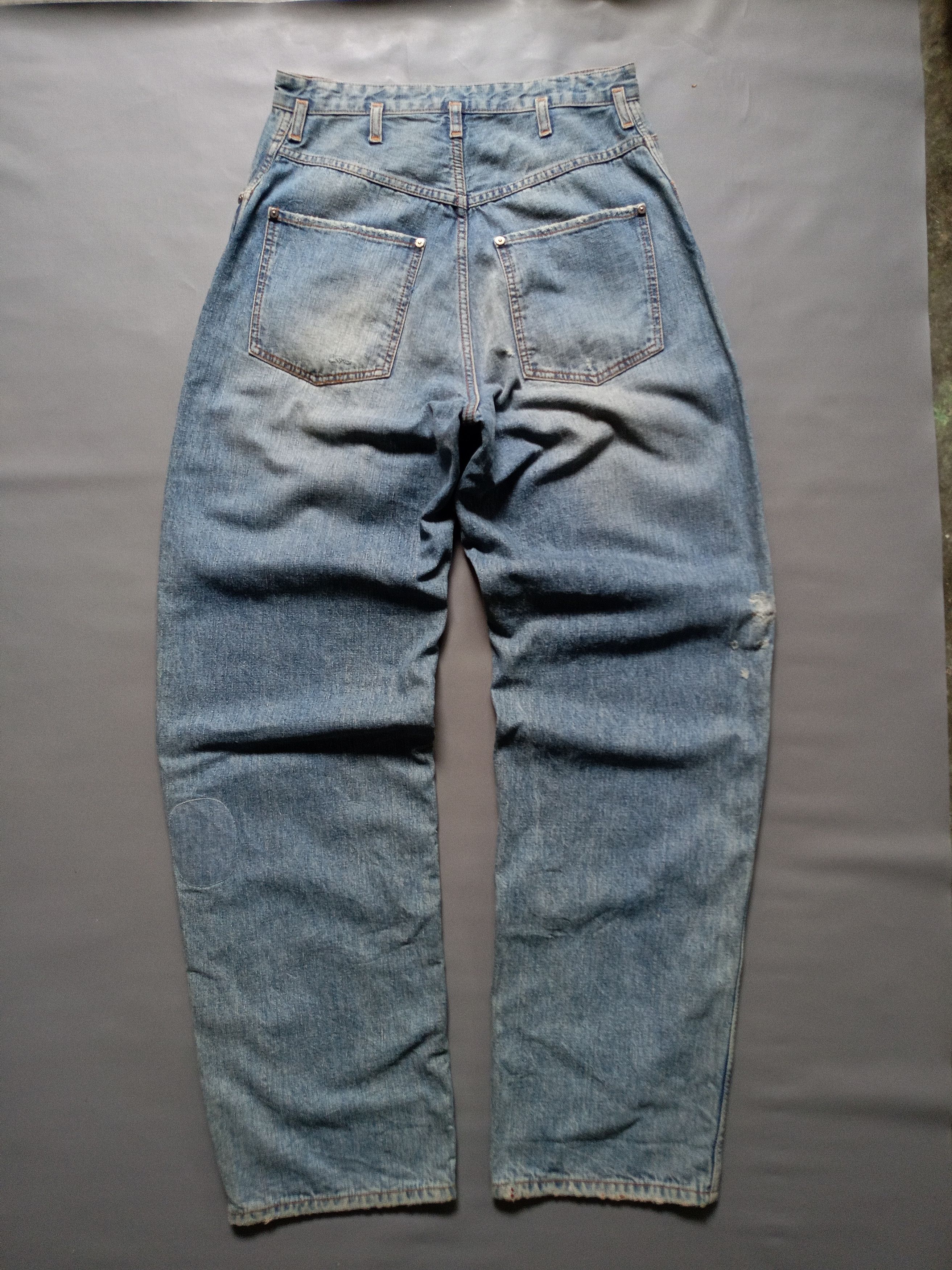 Etro Etro Distressed Baggy Denim Pants Size 28" / US 6 / IT 42 - 6 Thumbnail