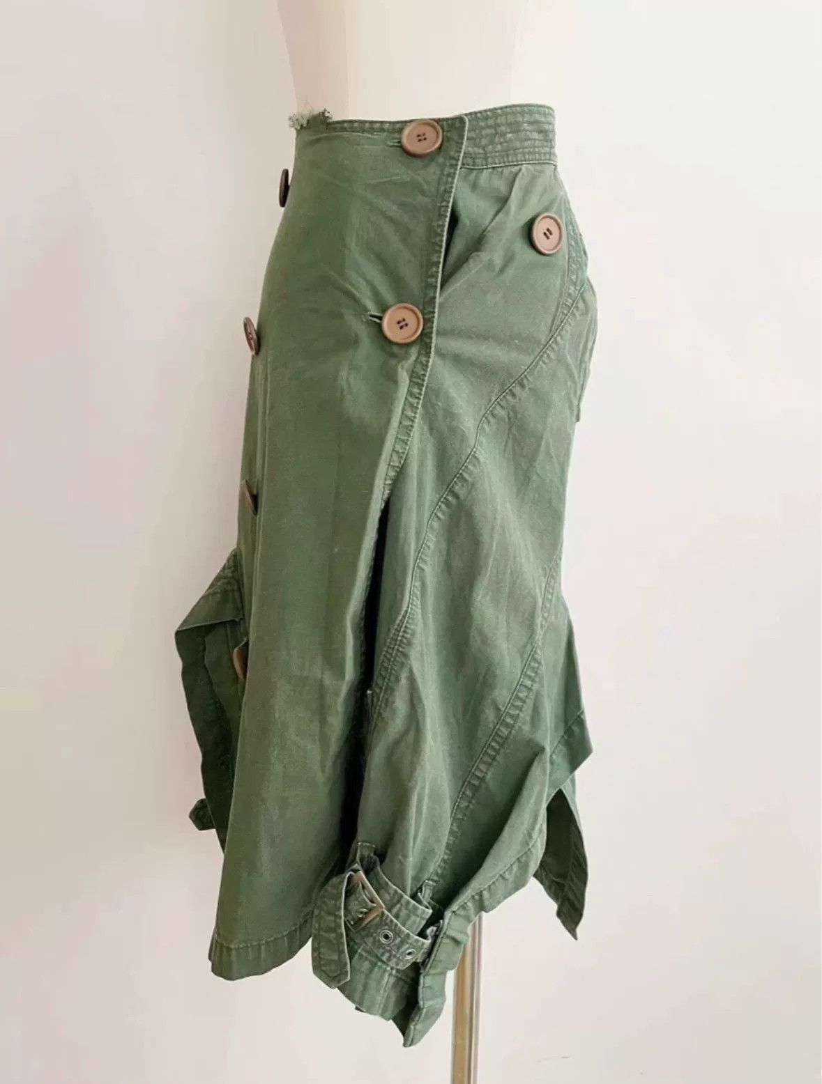 deconstructed military skirt by junya watanabe