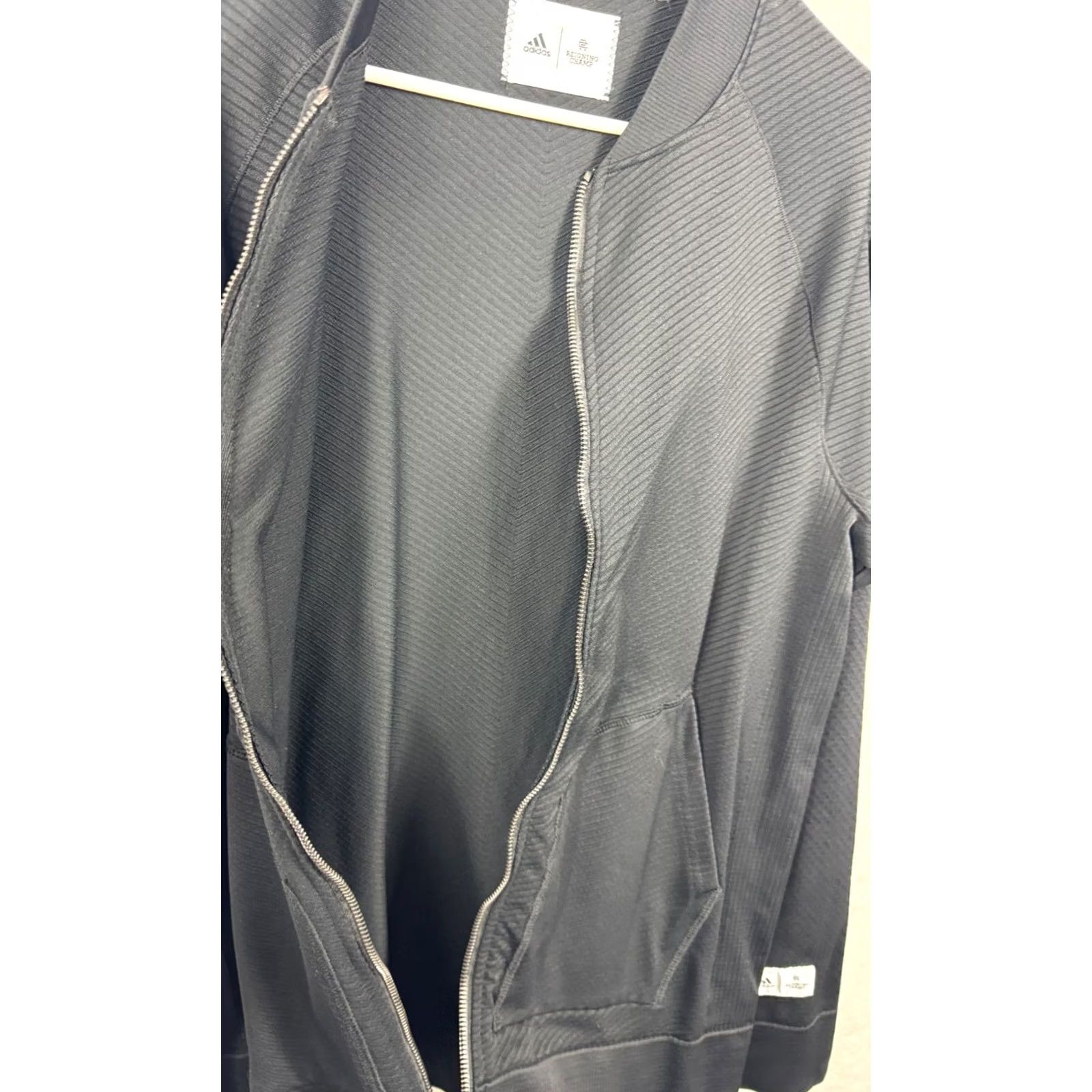Adidas Adidas Reigning Champ Track Jacket Mens Black Full Zip Knit Athletic Sweatshirt S Size US S / EU 44-46 / 1 - 4 Thumbnail