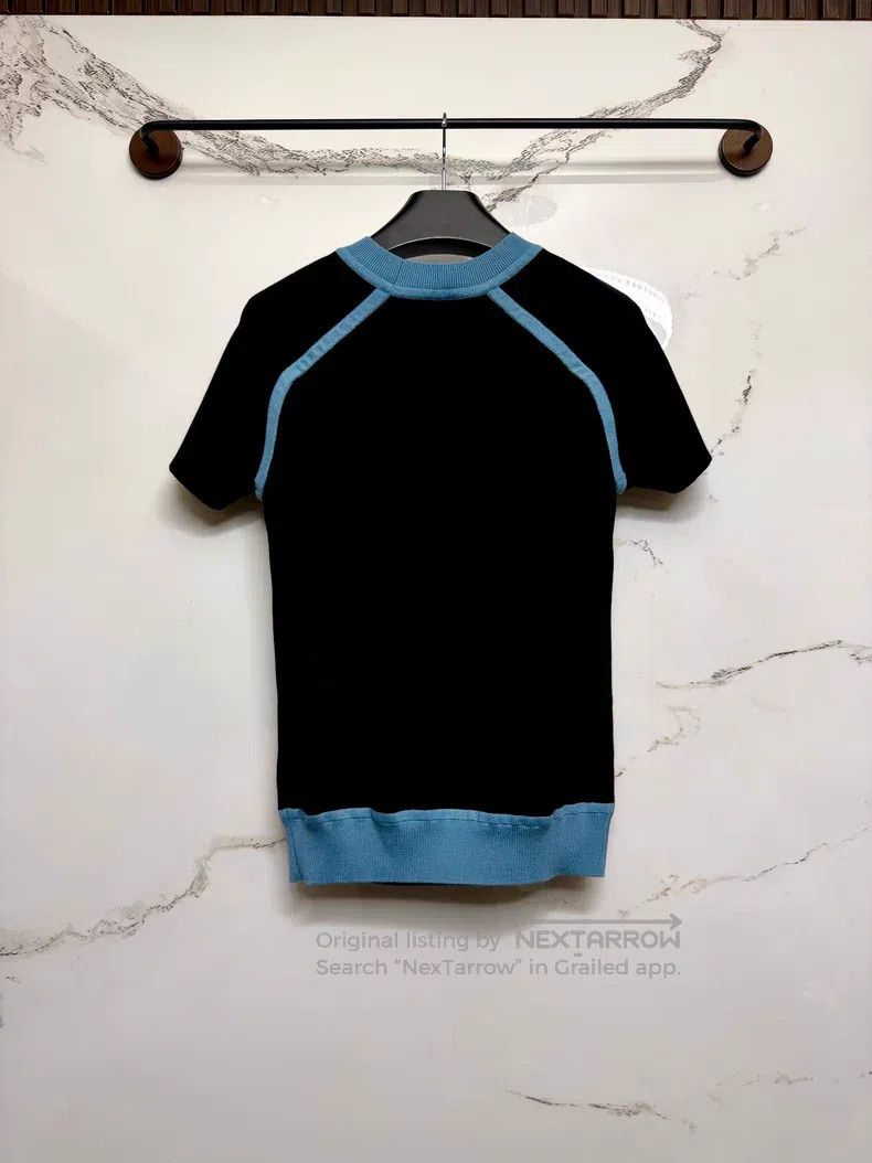 Hermes Hermes Cashmere and Silk Short Sleeve Sweater Size XS / US 0-2 / IT 36-38 - 3 Thumbnail
