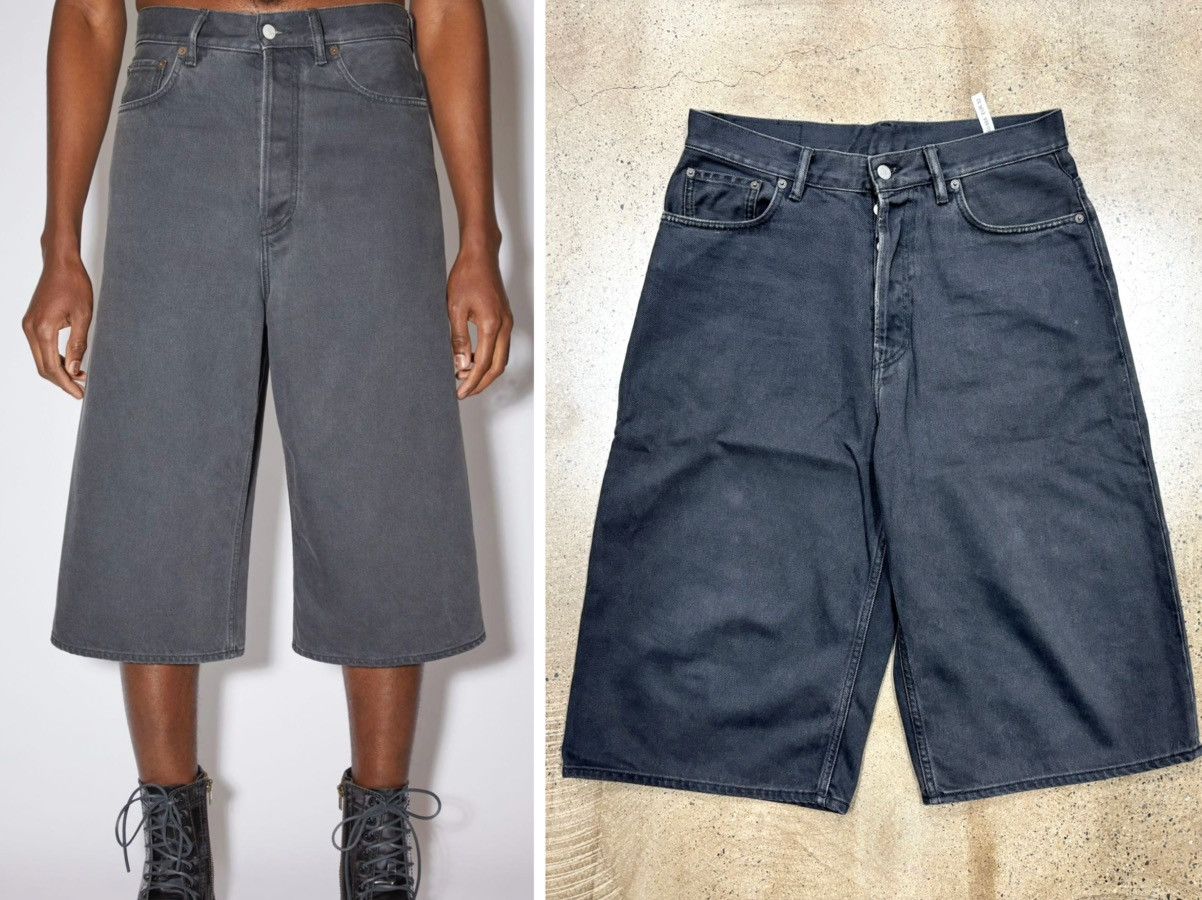 Acne Studios Acne Studios Baggy Denim Pants ， Black color Size US 34 / EU 50 - 1 Thumbnail
