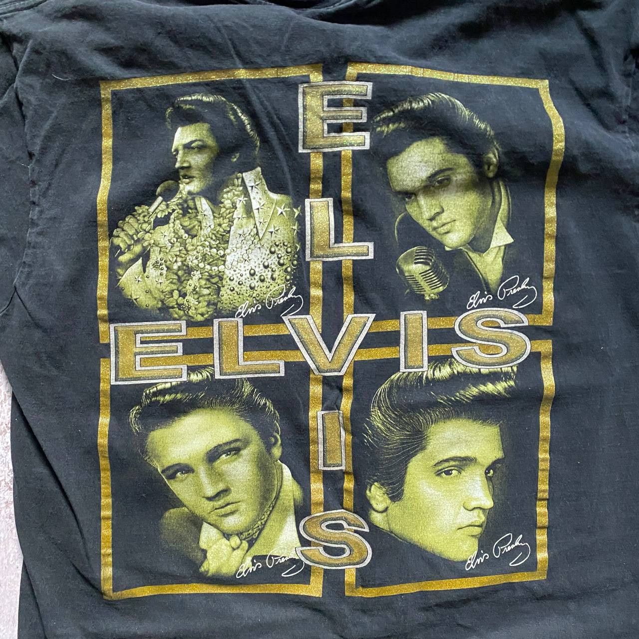 Band Tees × Vintage VINTAGE 90S ELVIS PRESLEY AMAZING BAND T SHIRT 169 Size US XL / EU 56 / 4 - 7 Thumbnail