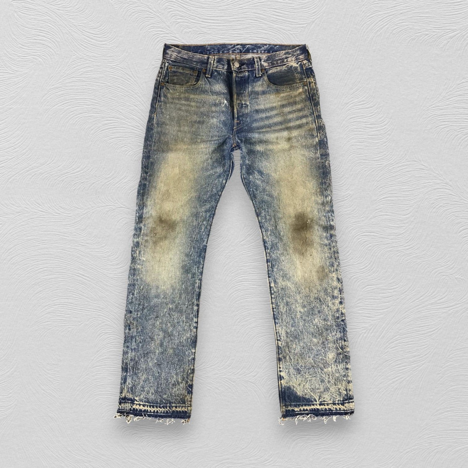Vintage Levi's 501 Jeans Rusty Acid Wash Denim KJ318