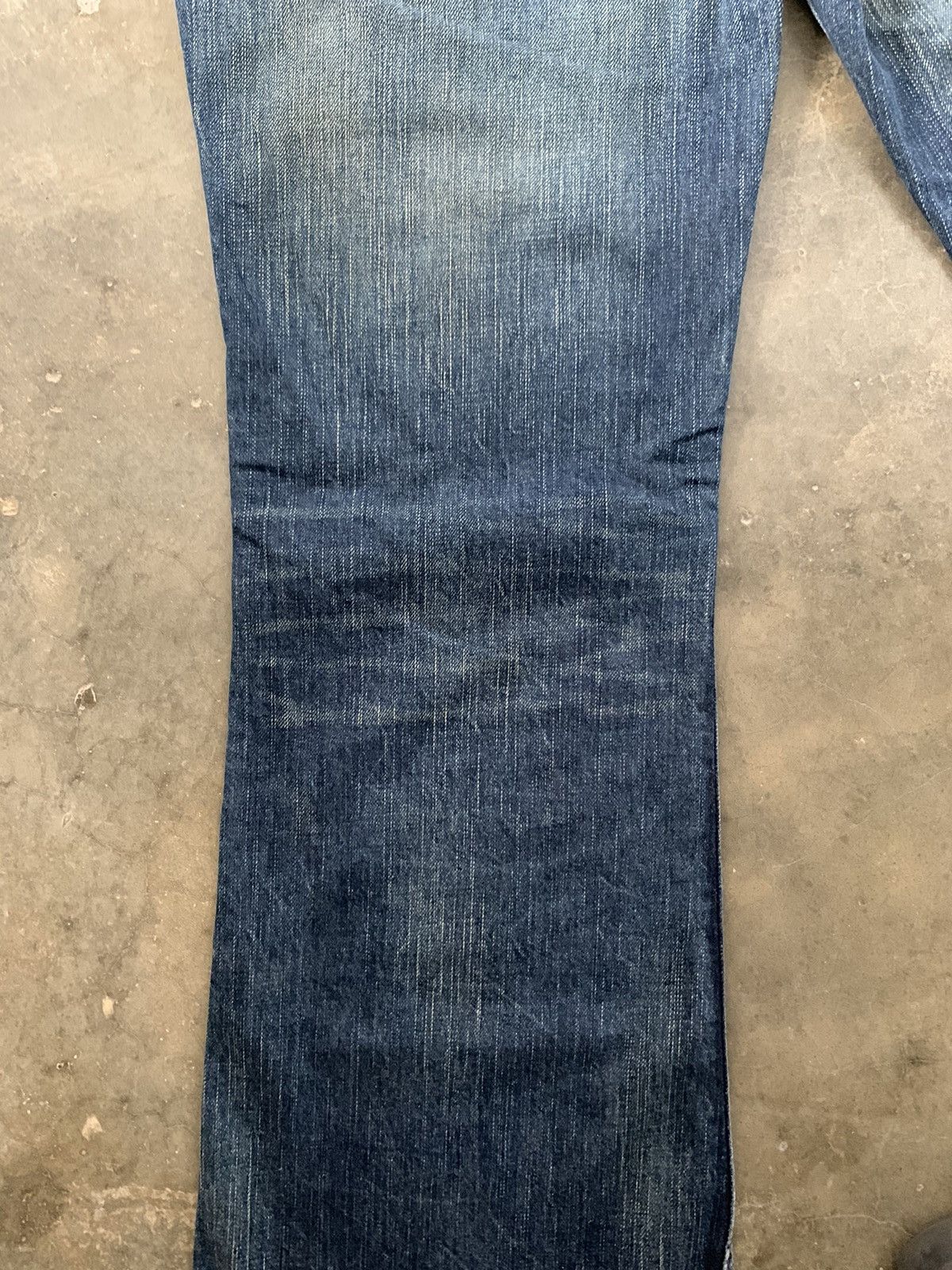 Tornado Mart Super Flare Jeans Mud Rusty Japan Brappers Bush Pant Jeans Size 31" - 17 Thumbnail