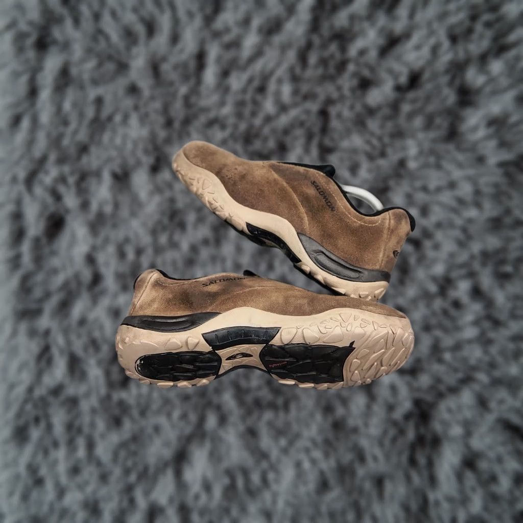 Salomon VINTAGE Salomon Contagrip Brown faded archive slipon sneakers Size US 9 / EU 42 - 1 Thumbnail
