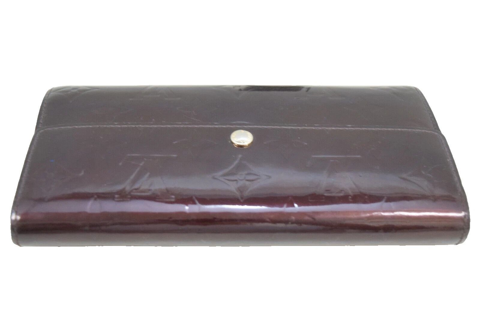 Louis Vuitton Louis Vuitton Sarah Wallet Vernis Amarante M93524 Size ONE SIZE - 3 Thumbnail