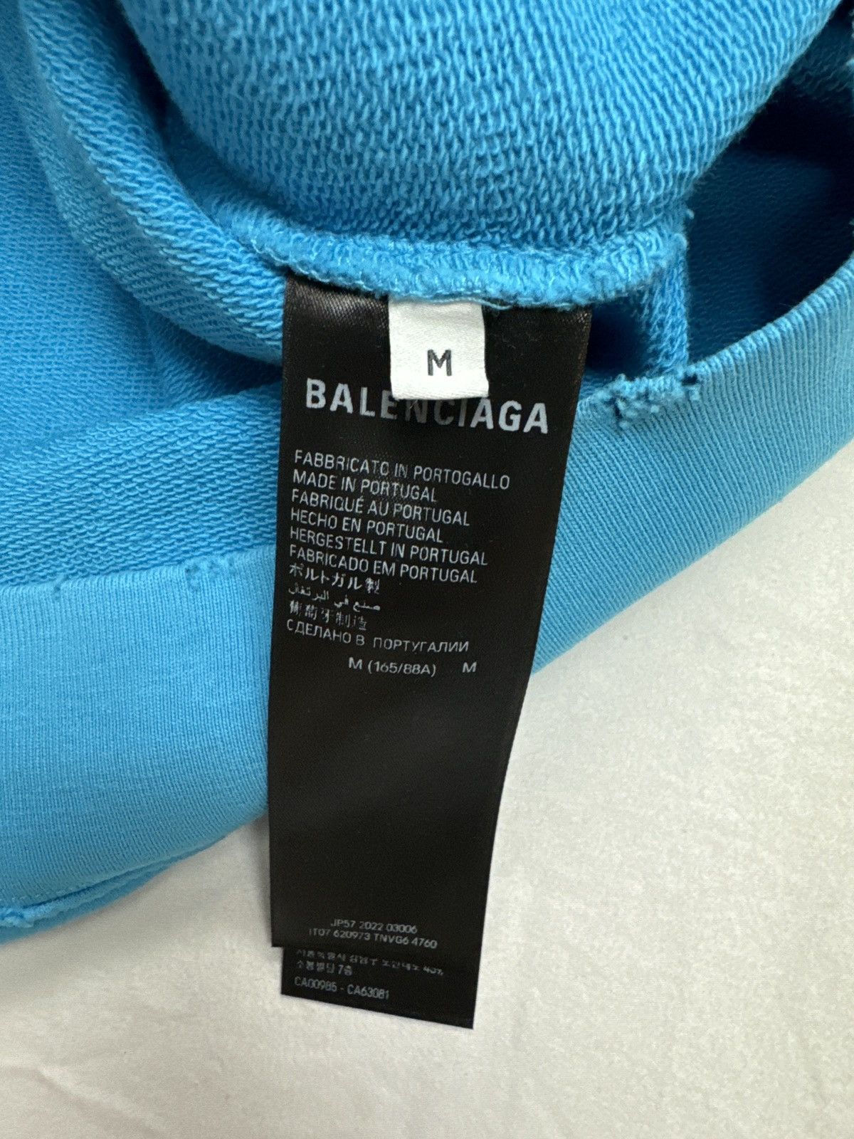 Balenciaga Balenciaga Campaign Hoodie Blue Size US M / EU 48-50 / 2 - 6 Thumbnail