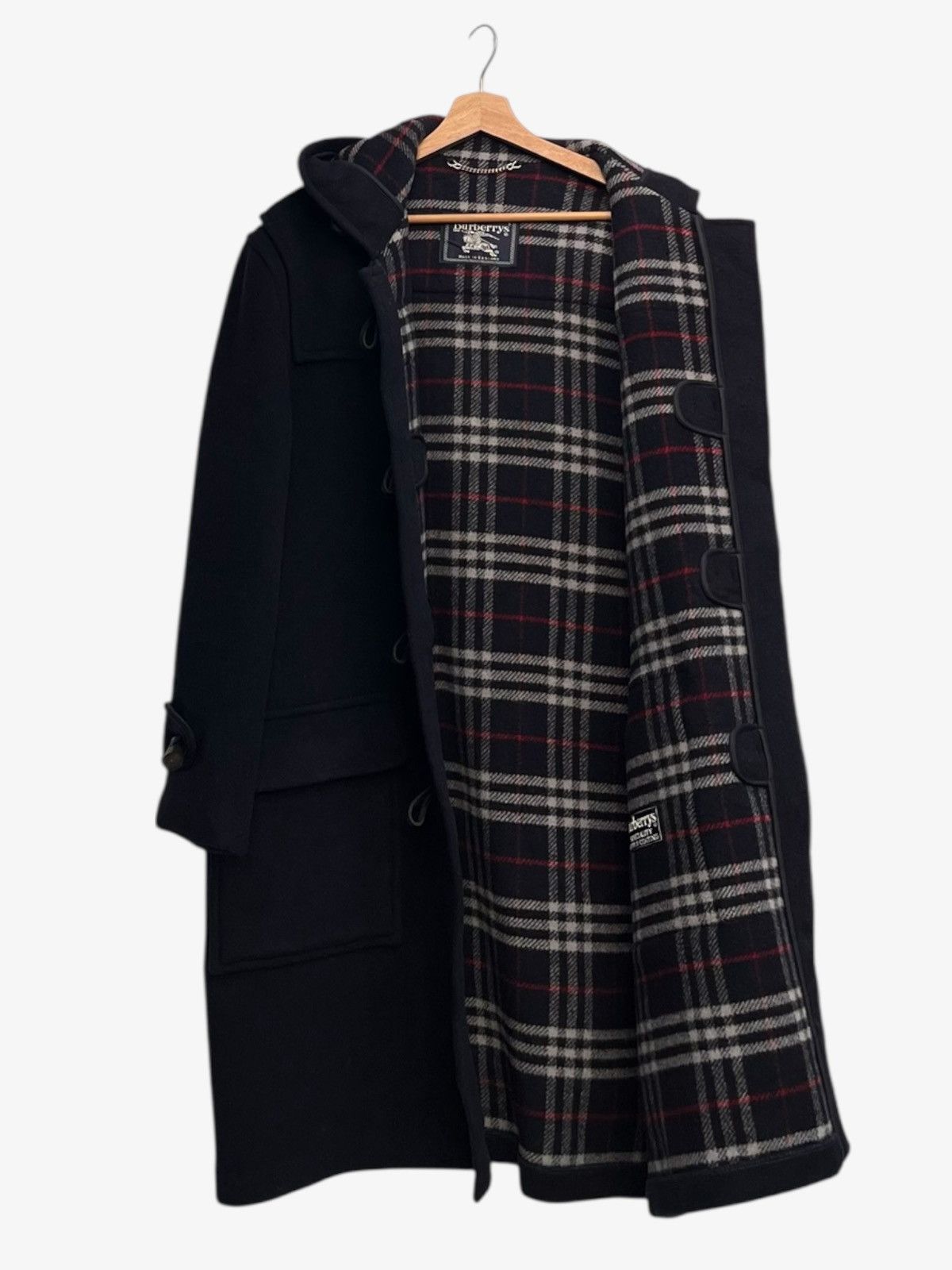 Burberry Vintage Burberrys Navy Wool Duffle Coat Size US S / EU 44-46 / 1 - 2 Thumbnail