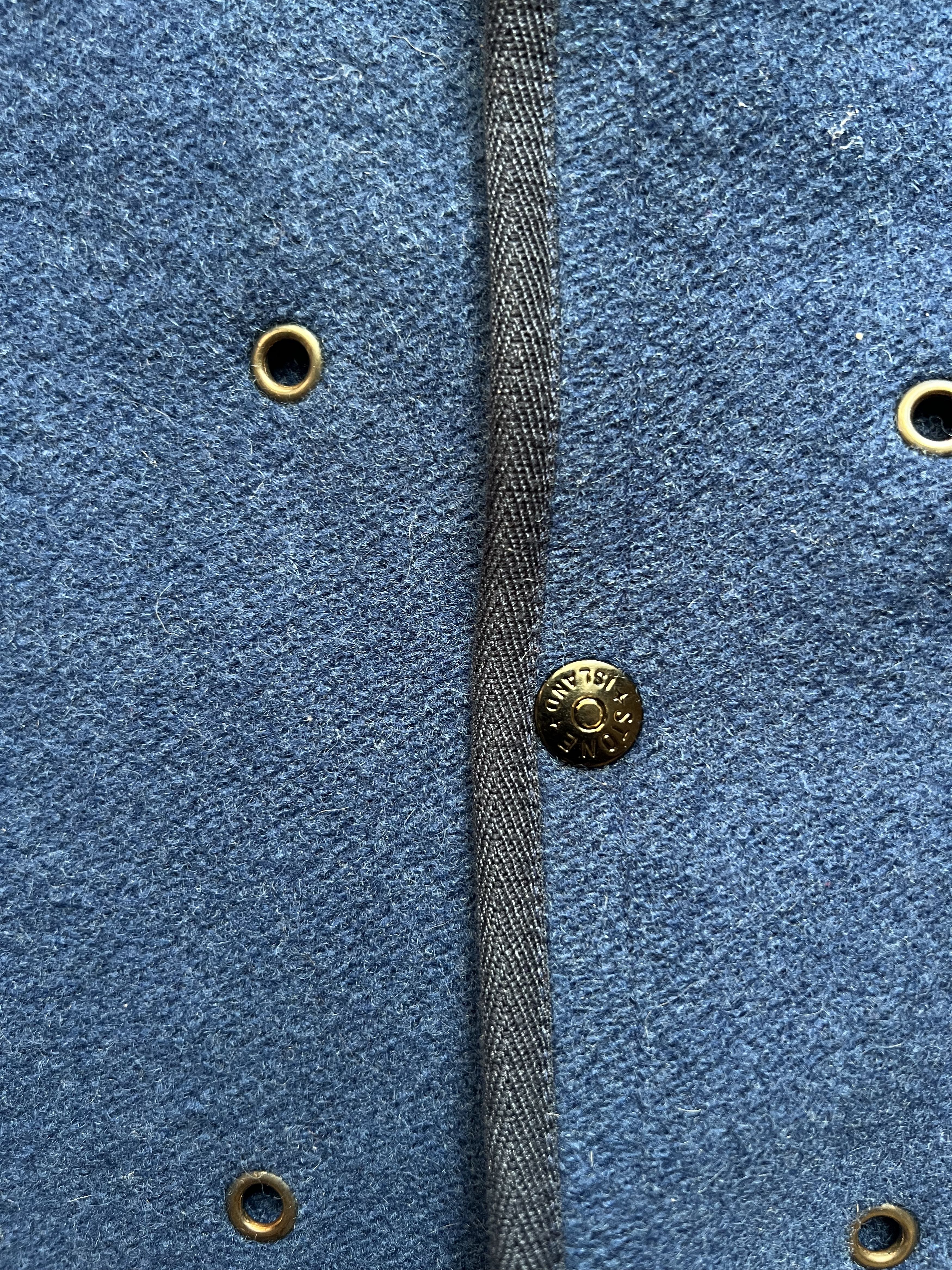 Stone Island Vintage Stone Island Jacket Wool Over Shirt Poncho 90s XXL Size US XXL / EU 58 / 5 - 6 Thumbnail