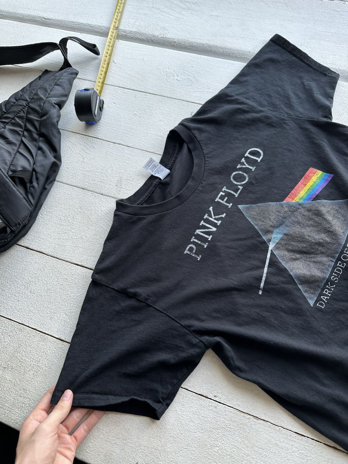 Pink Floyd 🚨 PINK FLOYD Tee band big logo DARK SIDE OF THE MOON Size US S / EU 44-46 / 1 - 2 Thumbnail