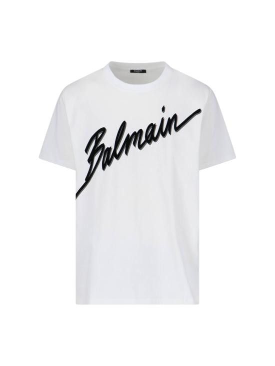 Balmain BALMAIN Men T-Shirts EH1EG010BC86 GAB White Size US M / EU 48-50 / 2 - 1 Thumbnail
