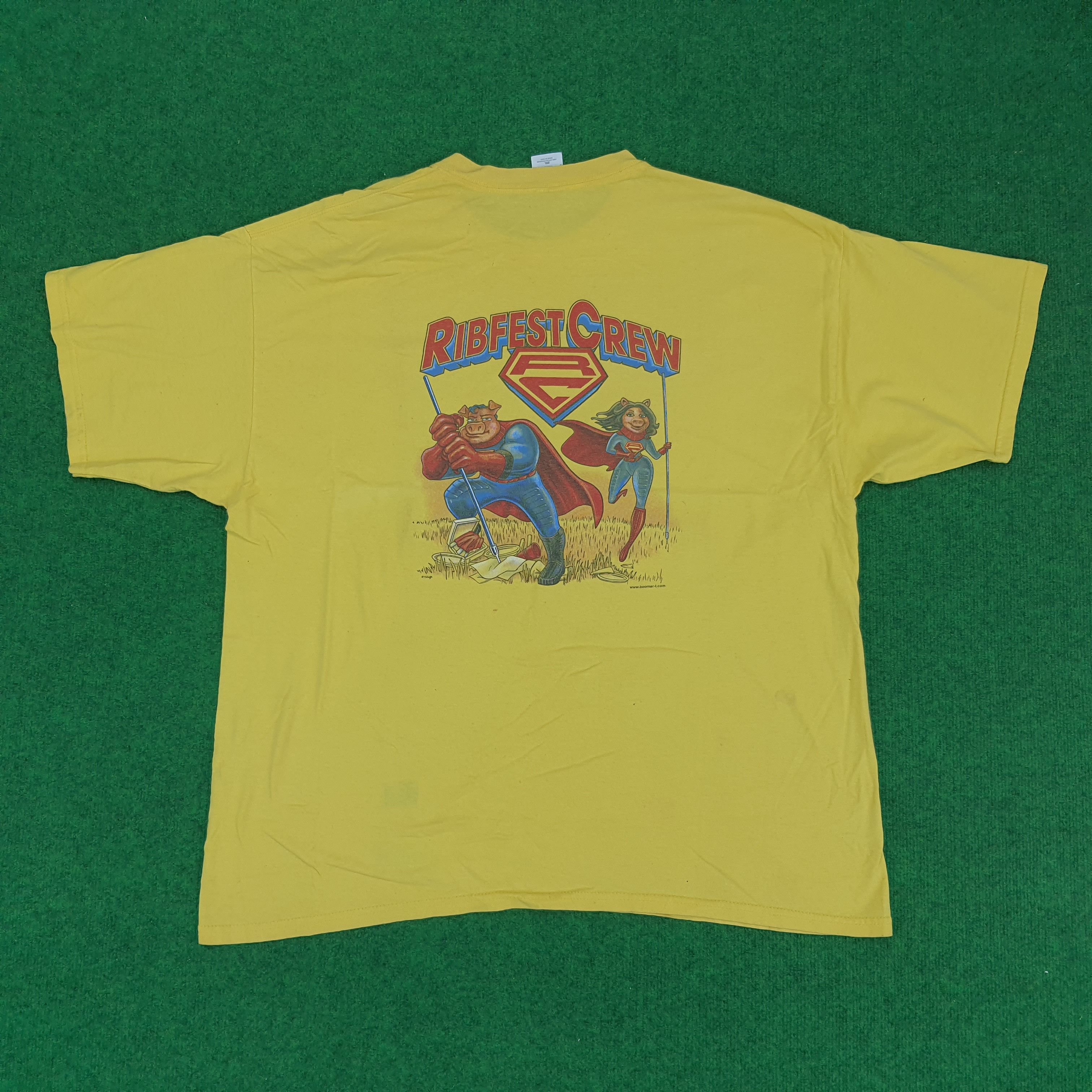 Other Vintage Ribfest Crew Superman Parody T-shirt Size US XXL / EU 58 / 5 - 1 Thumbnail