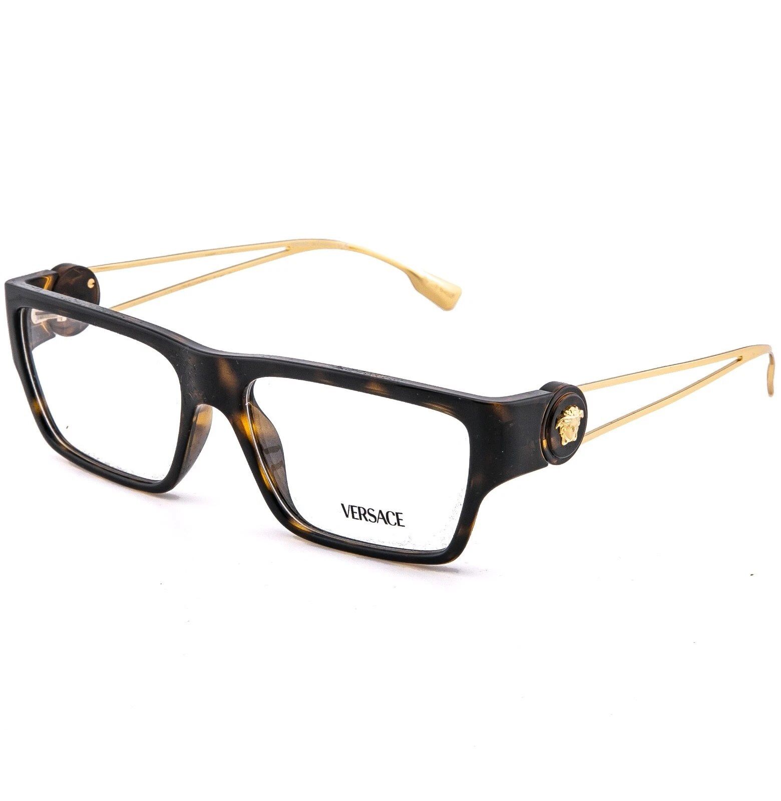 Versace VERSACE VE3359 3359 SAFETY PIN Medusa Brown Gold Optical Size ONE SIZE - 3 Thumbnail