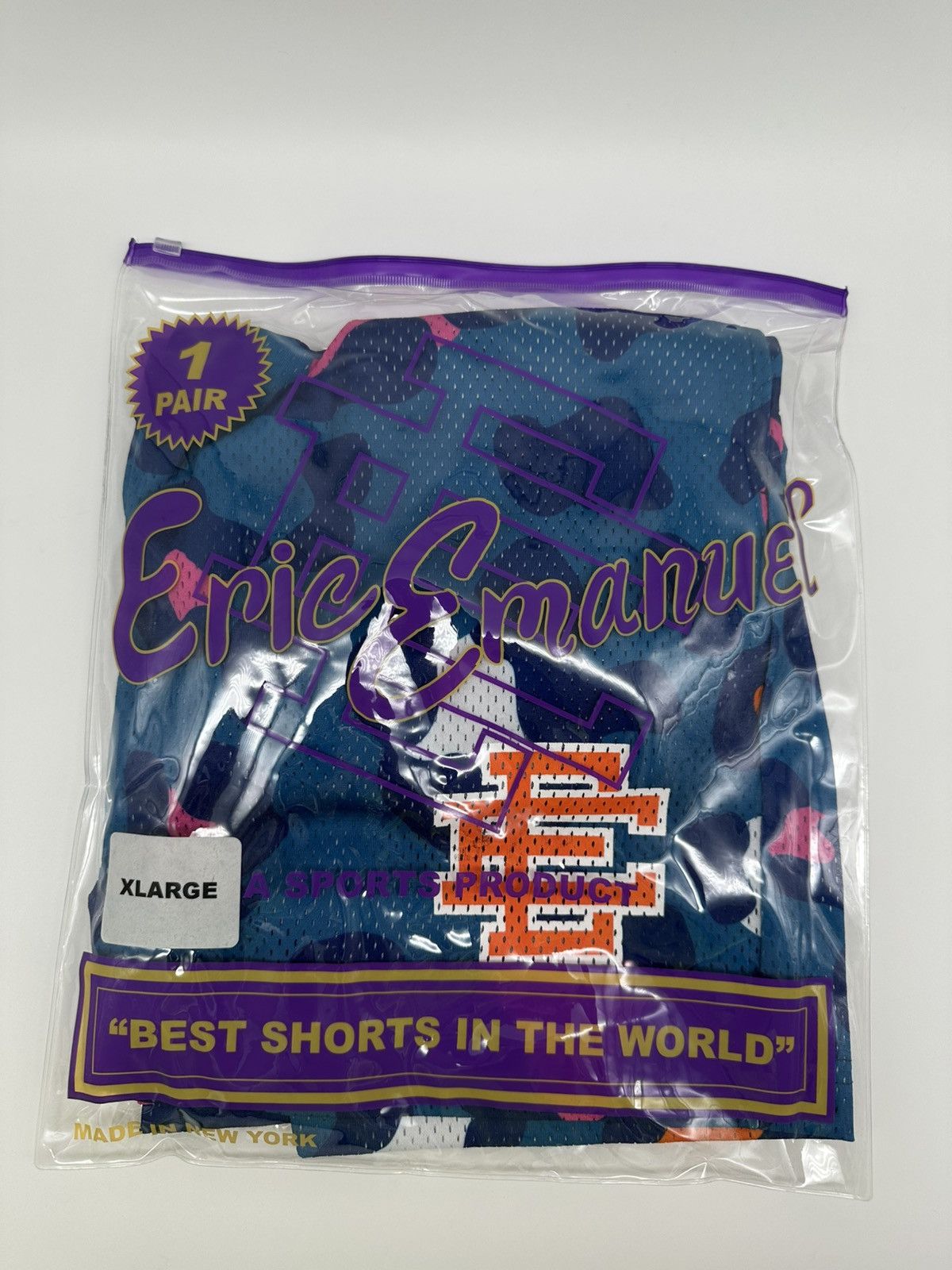 Eric Emanuel Eric Emanuel Basic Short Royal Leopard XL Size US 34 / EU 50 - 1 Thumbnail