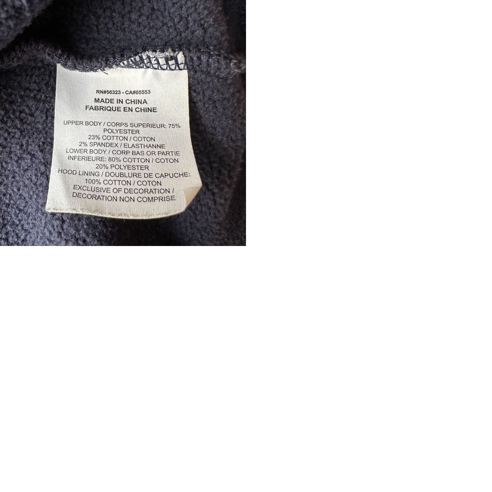 Nike Nike Hoodie Mens Large Full Zip Fleece Sweatshirt Blue Pockets Stain Size US L / EU 52-54 / 3 - 9 Thumbnail
