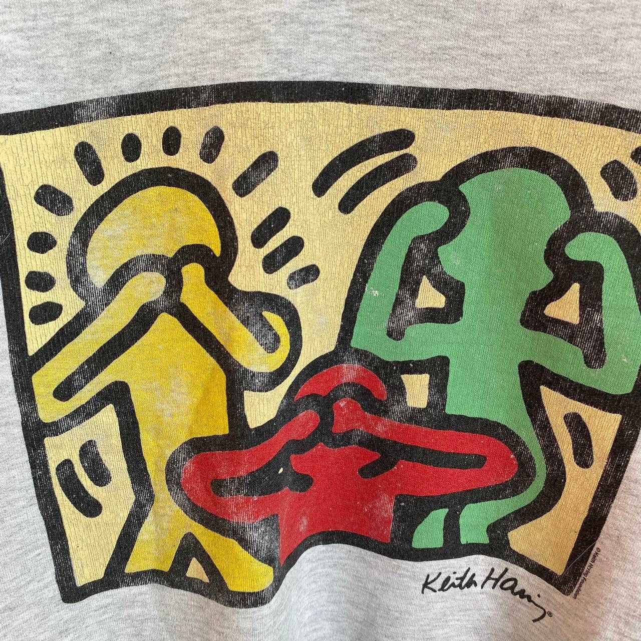 Designer × Keith Haring × Vintage Vintage Keith Haring Big Logo 90’s designer rare sweatshirt Size US M / EU 48-50 / 2 - 4 Thumbnail