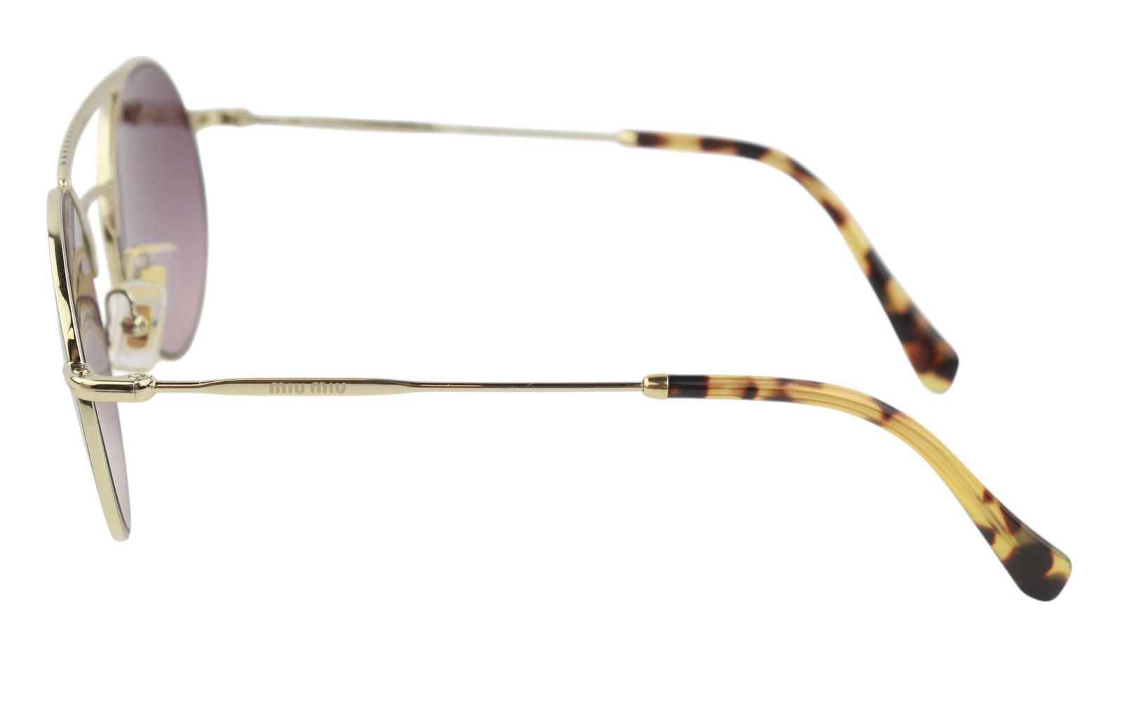 Miu Miu 52V OS Oval Animal Print Frame 84805 Size ONE SIZE - 4 Thumbnail