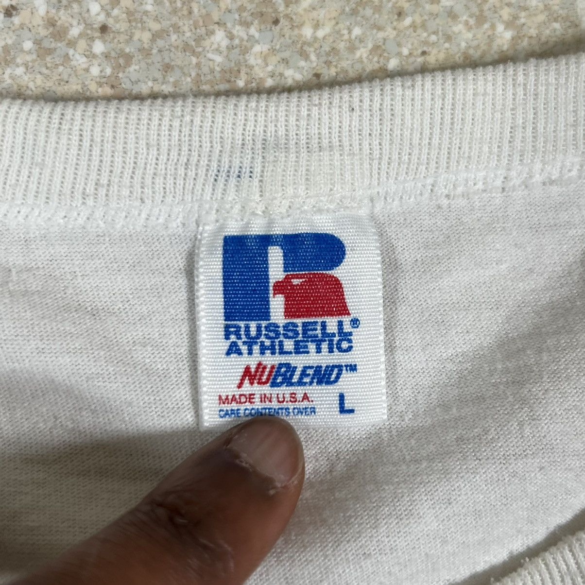 Russell Athletic Vtg 90s Russell Athletic Made In USA Fort Laurens Tshirt Size US L / EU 52-54 / 3 - 5 Thumbnail