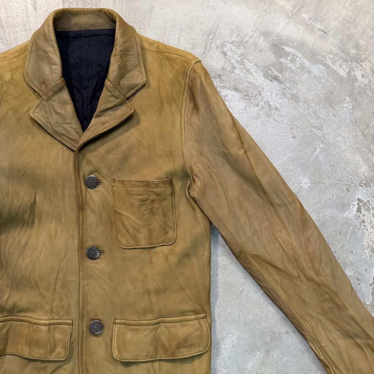 Isamu Katayama Backlash ISAMU KATAYAMA BLACKLASH Leather Blazer Size US L / EU 52-54 / 3 - 3 Thumbnail