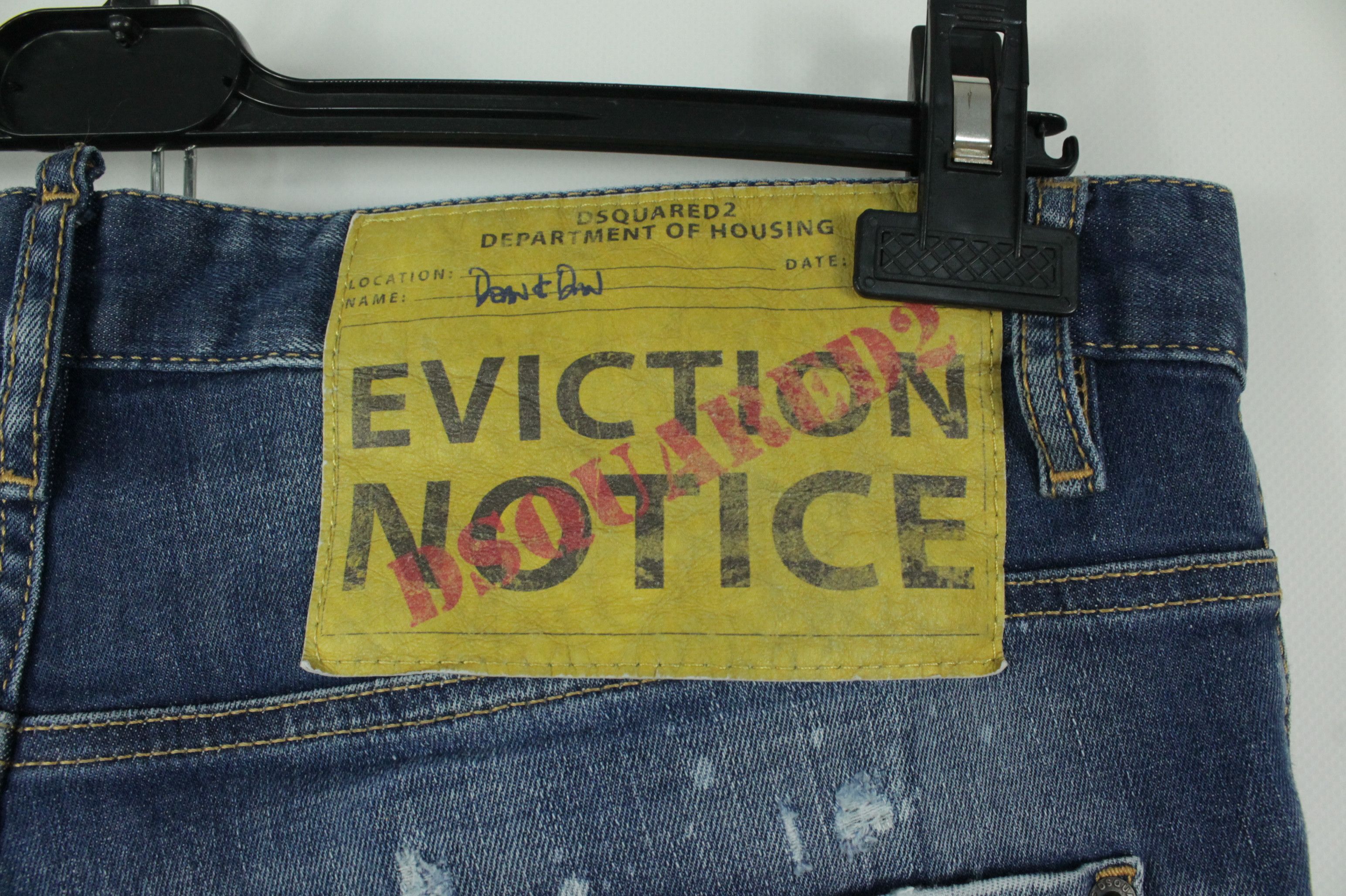 Dsquared2 Dsquared2 Skater Jeans Regular Fit Distressed Blue Denim Size US 36 / EU 52 - 8 Thumbnail