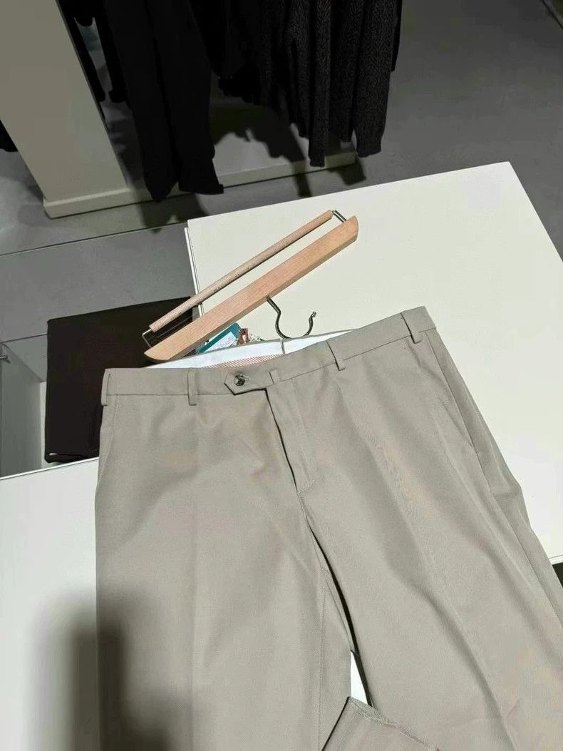 Loro Piana LORO PIANA Men's light khaki casual trousers for autumn an Size 52S - 2 Thumbnail