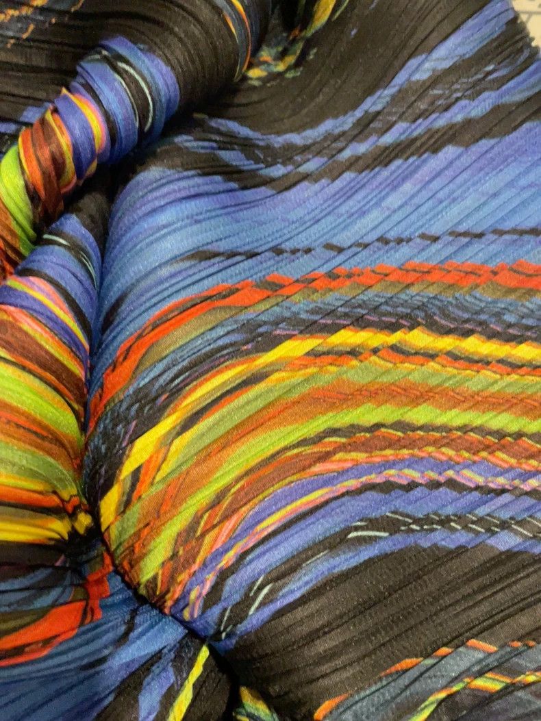Issey Miyake Issey Miyake Long-sleeved rainbow dress Size L / US 10 / IT 46 - 5 Thumbnail