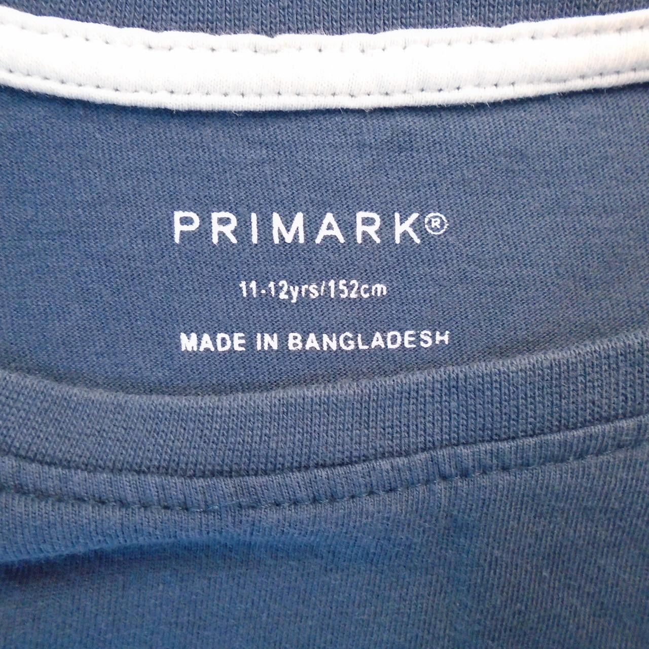 Vintage Women's T-Shirt Primark. Dark blue. XS. Used. Good Size XS / US 0-2 / IT 36-38 - 7 Thumbnail