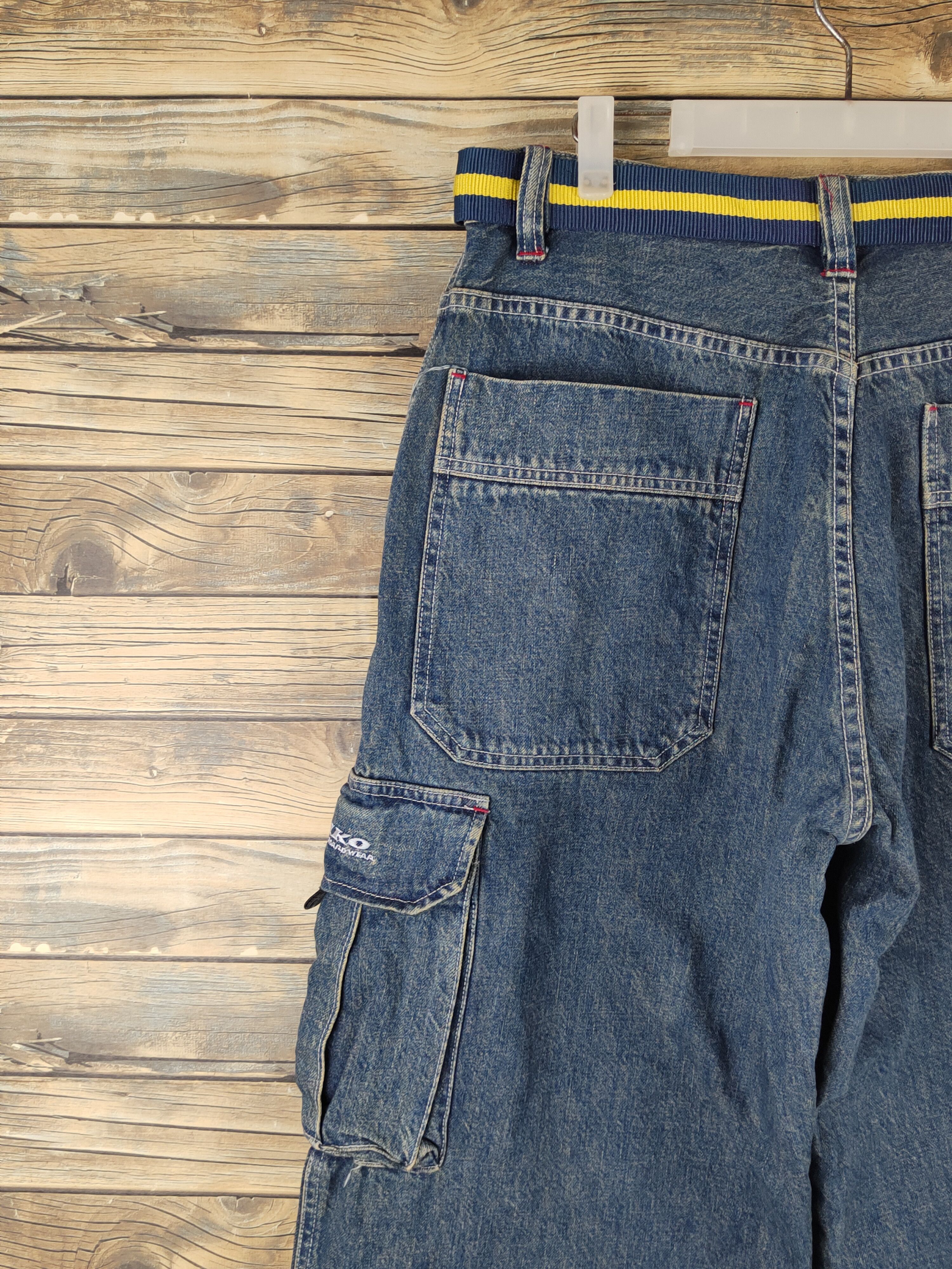 Welcome Skateboards DL Piko Blue Distressed Ripped Jeans #2610 Size US 34 / EU 50 - 9 Thumbnail