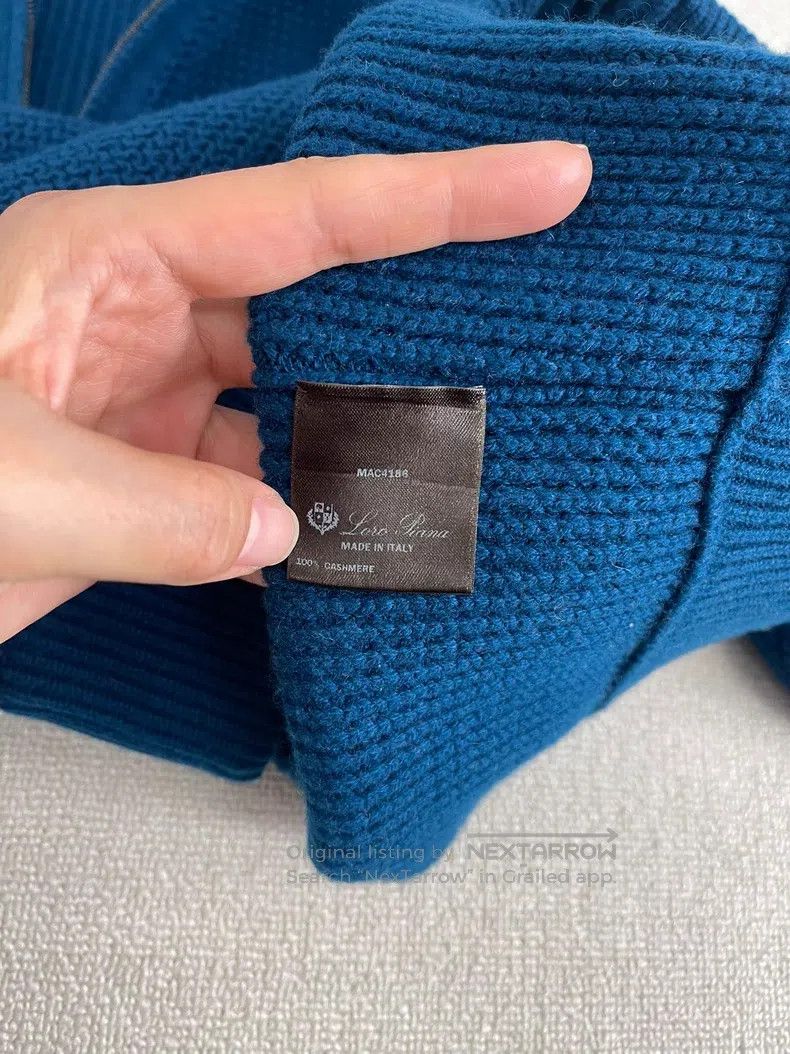 Loro Piana Loro Piana Hooded Zip-up Cashmere Sweater Size S / US 4 / IT 40 - 3 Thumbnail