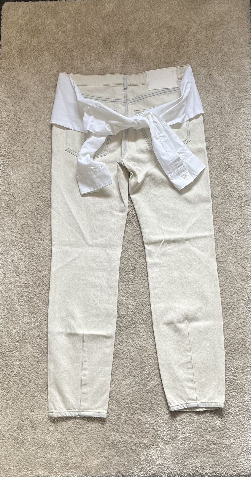 Maison Margiela Jean blanc/crème MM6 Size 28" / US 6 / IT 42 - 9 Thumbnail