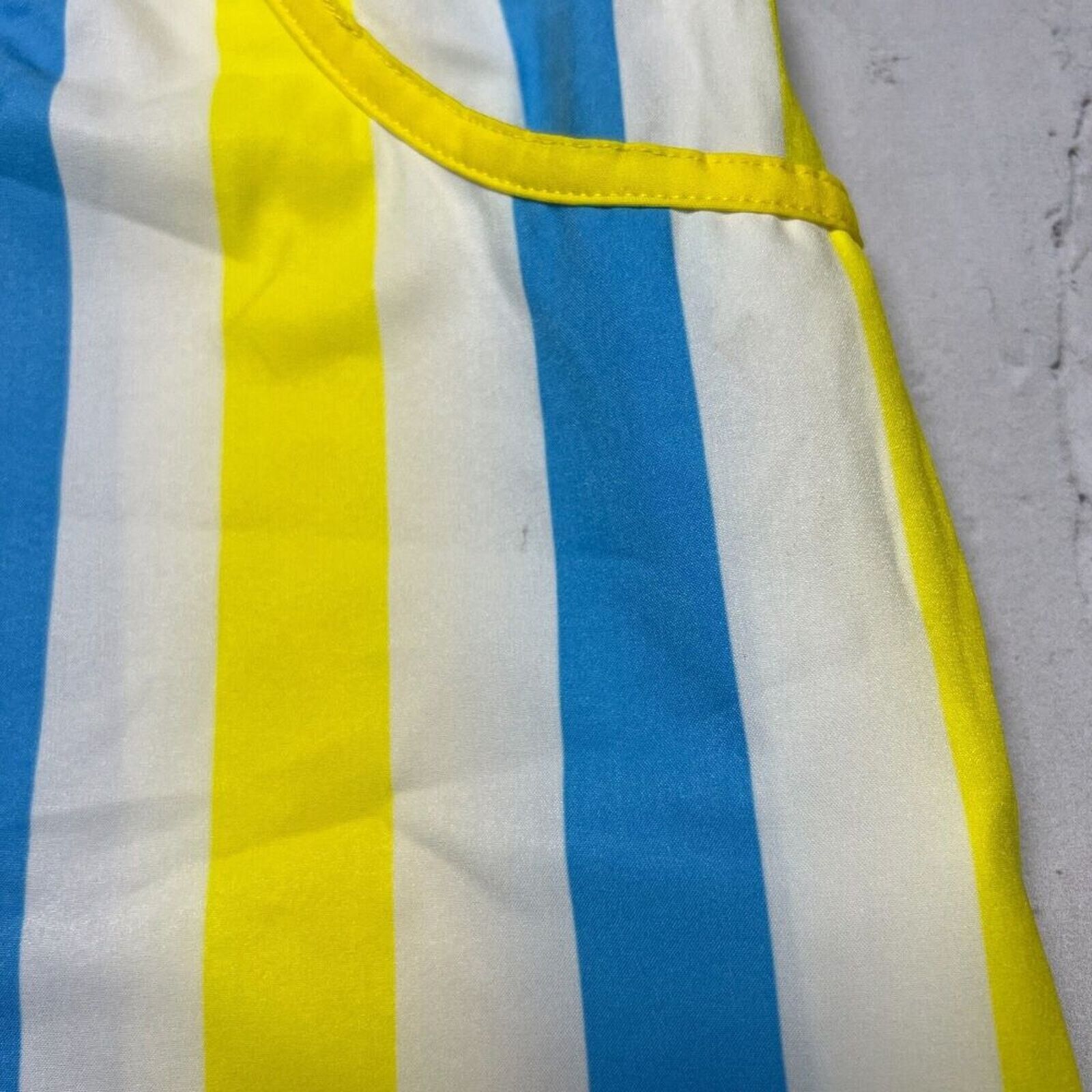 Other Junk In Your Trunks Swim Shorts Yellow Blue Stripe Size M Size US 33 - 3 Thumbnail