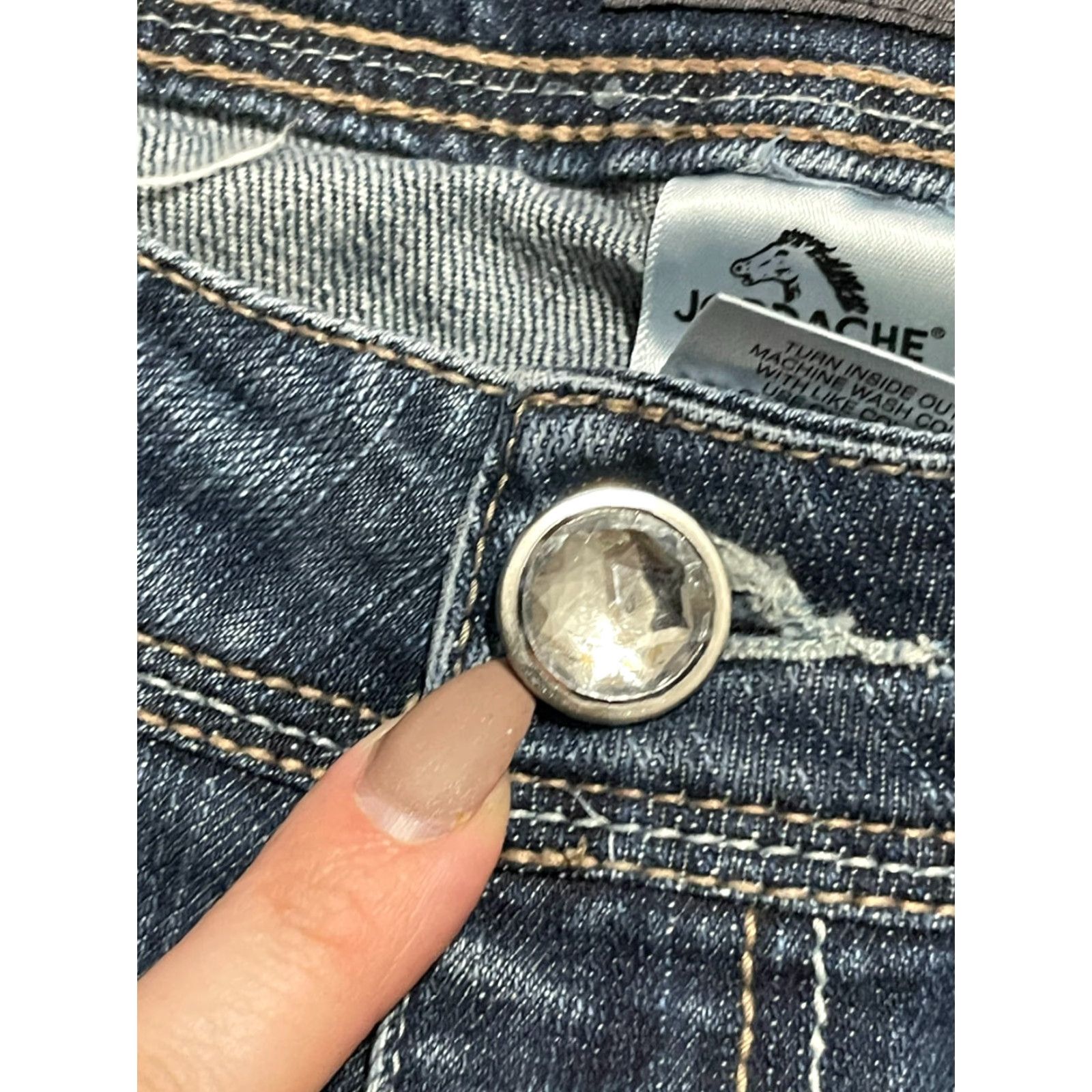 Jordache **Jordache Women's Size 10 Blue Denim Straight Leg Jeans** User: Jordache Women's Size 10 Blue Denim Straight Leg Jeans Size 32" / US 10 / IT 46 - 4 Thumbnail