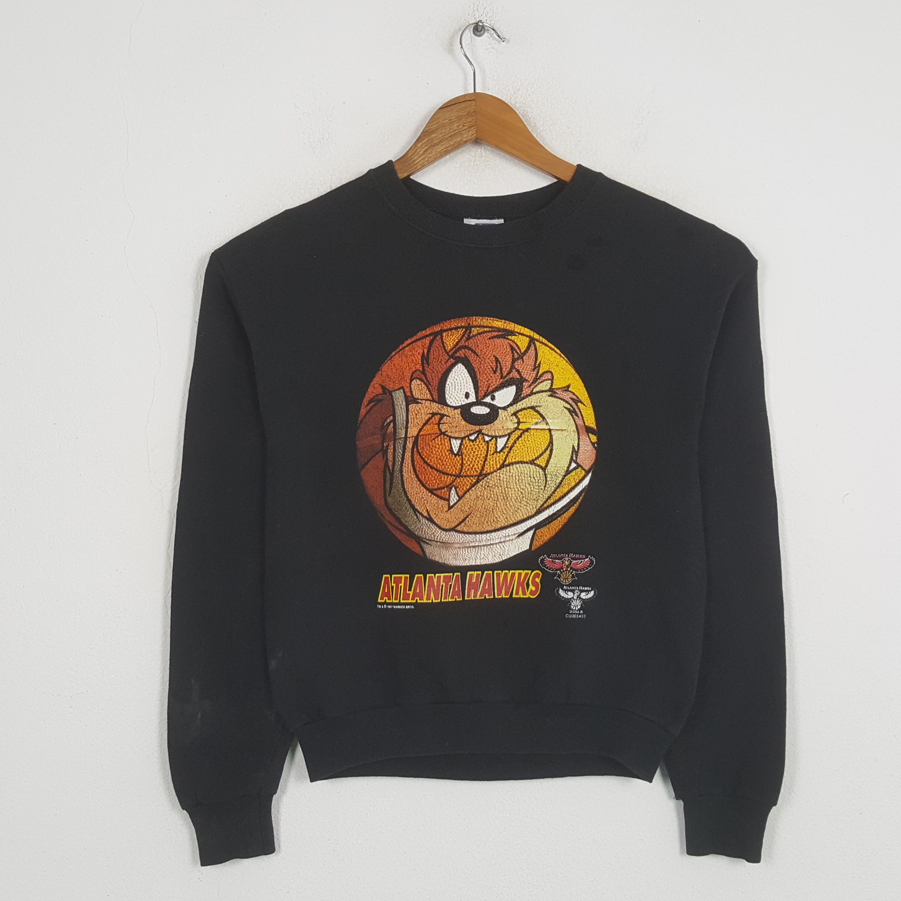 CSA × Disney × Vintage Vintage ATLANTA HAWKS X Tasmania Devil Sweatshirt C2980N23 Size US S / EU 44-46 / 1 - 1 Thumbnail