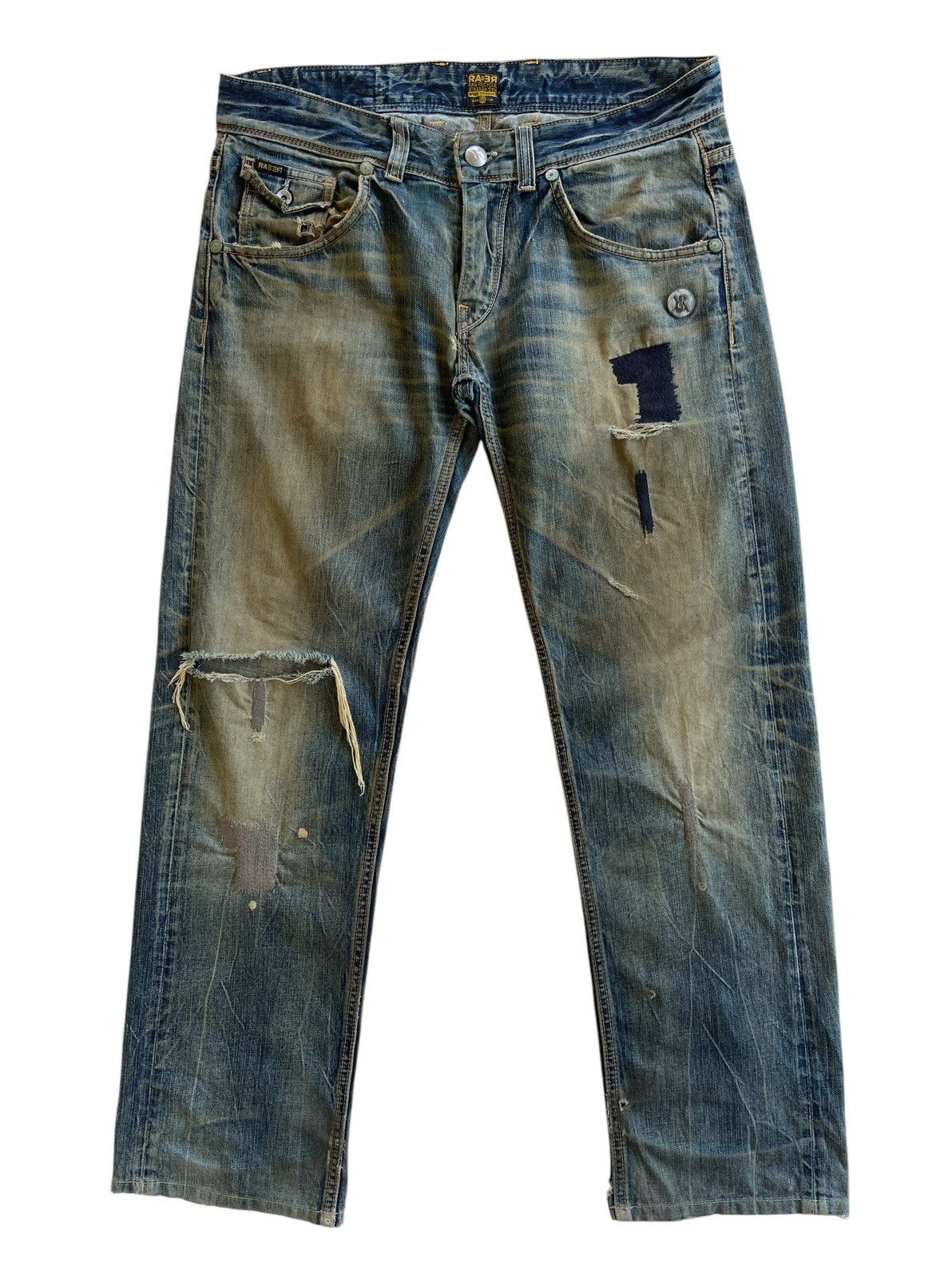 Rag Recycle Dirty Distressed Jeans
